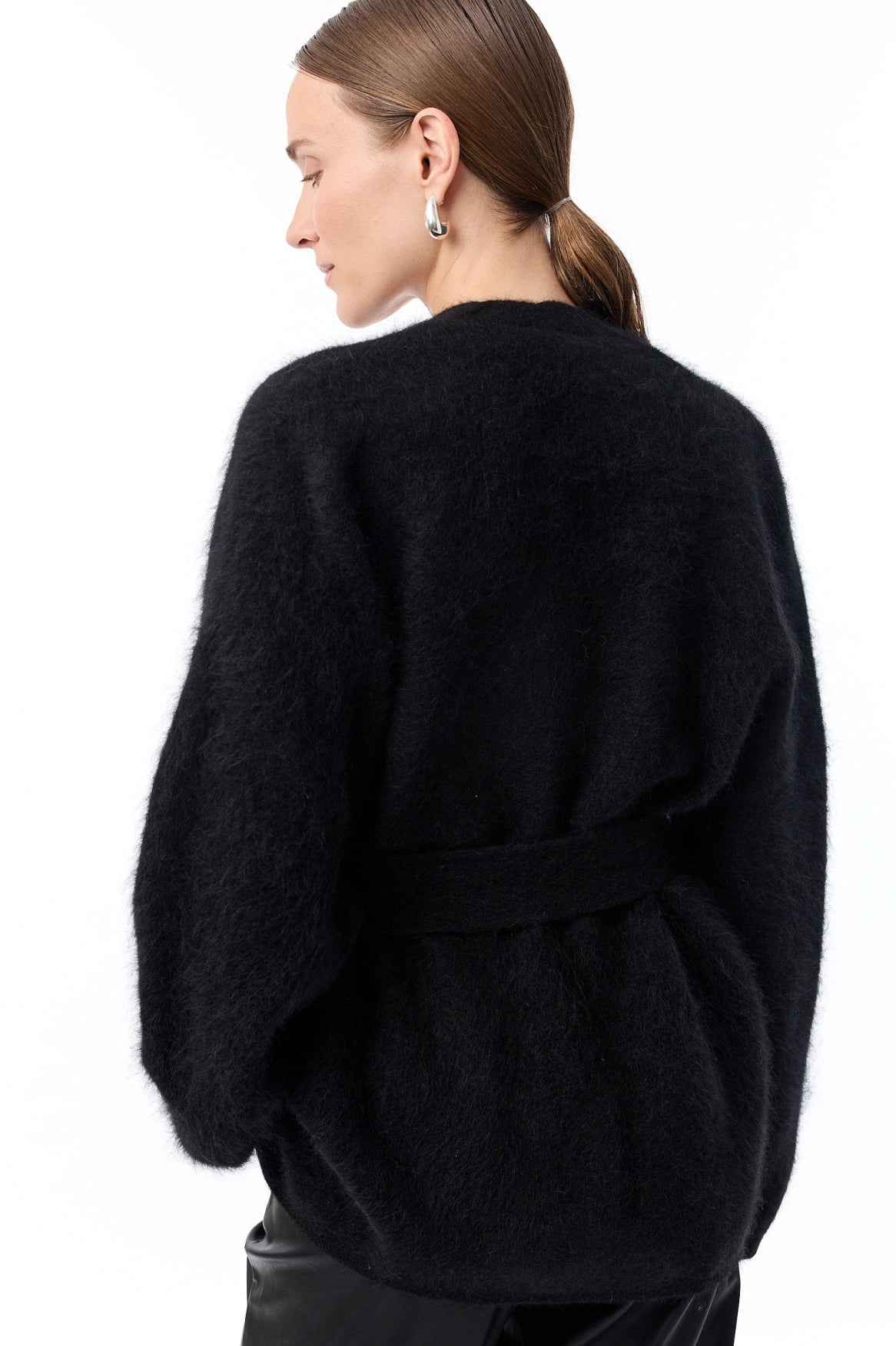 Knit-ted Demi Cardigan - Black - RUM Amsterdam