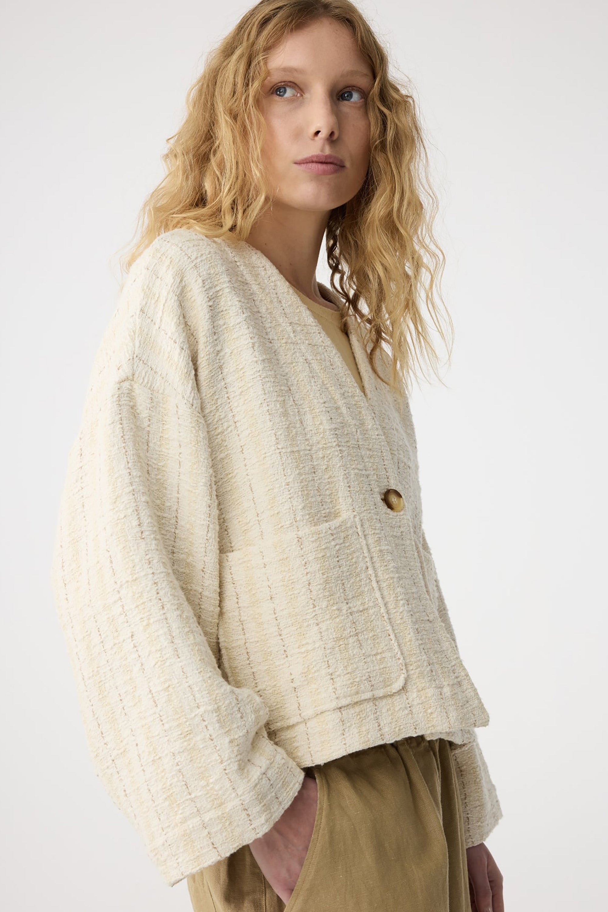 Flores Jacket - Ivory