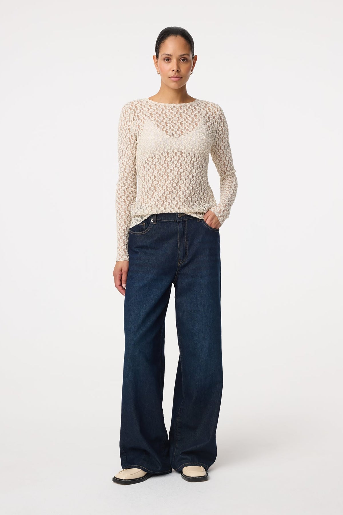 Lacey Top - Creme