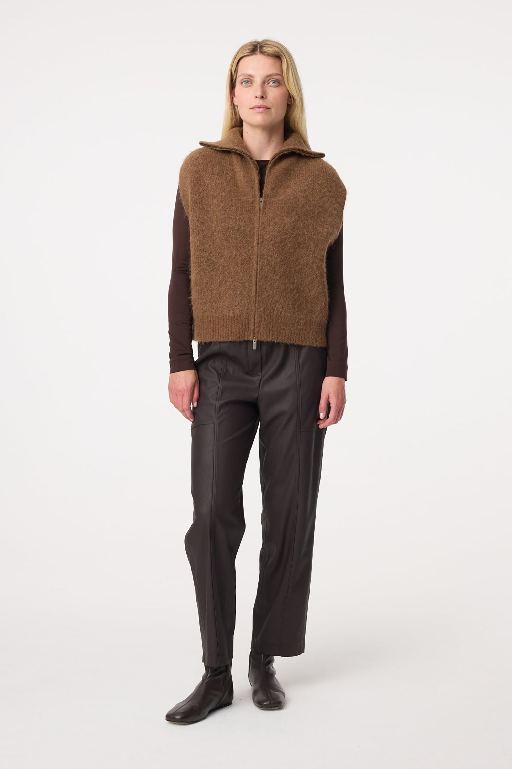 Manny Cardigan - Mid Brown