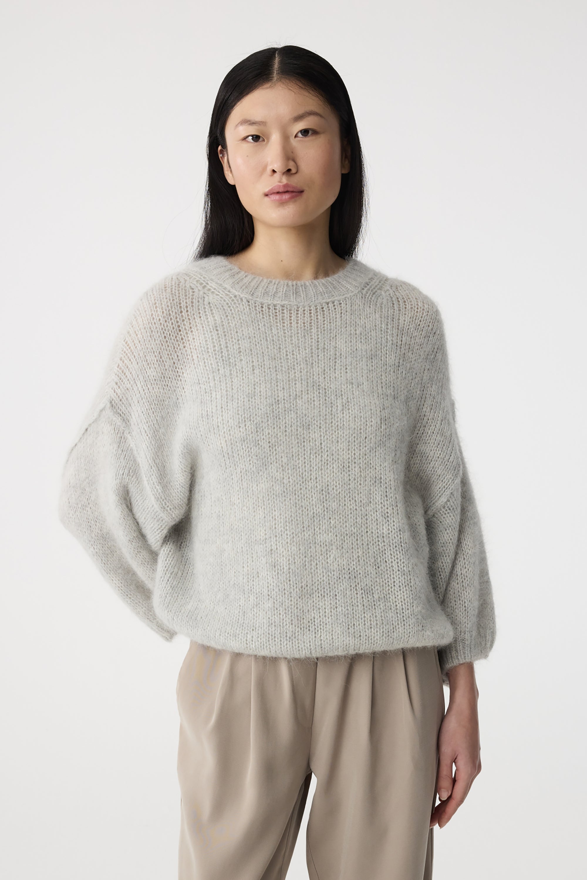 Mell Pullover - Grey Melange