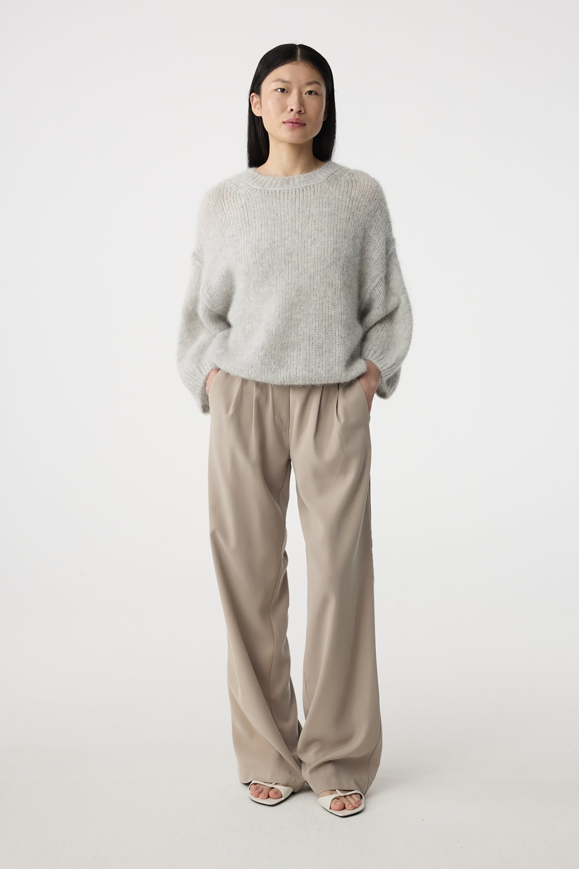 Mell Pullover - Grey Melange