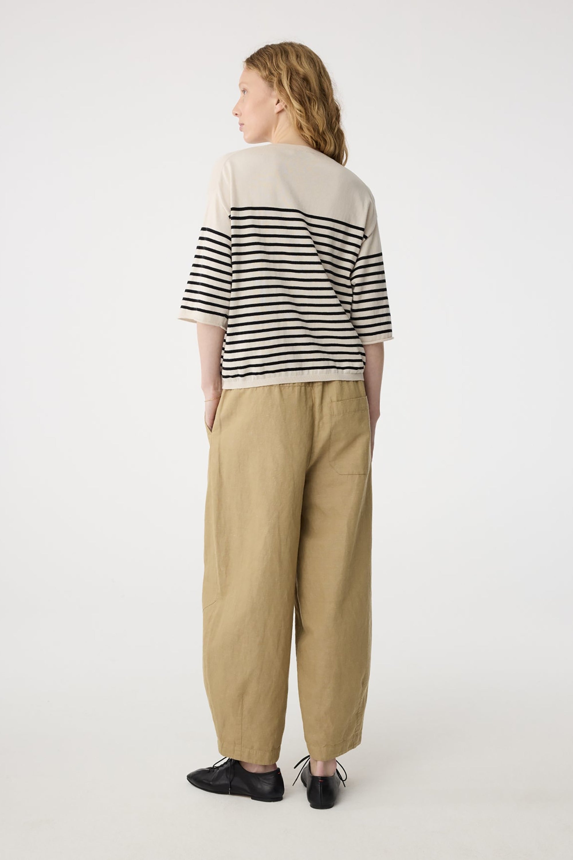 Merle T-Shirt - Creme Stripe