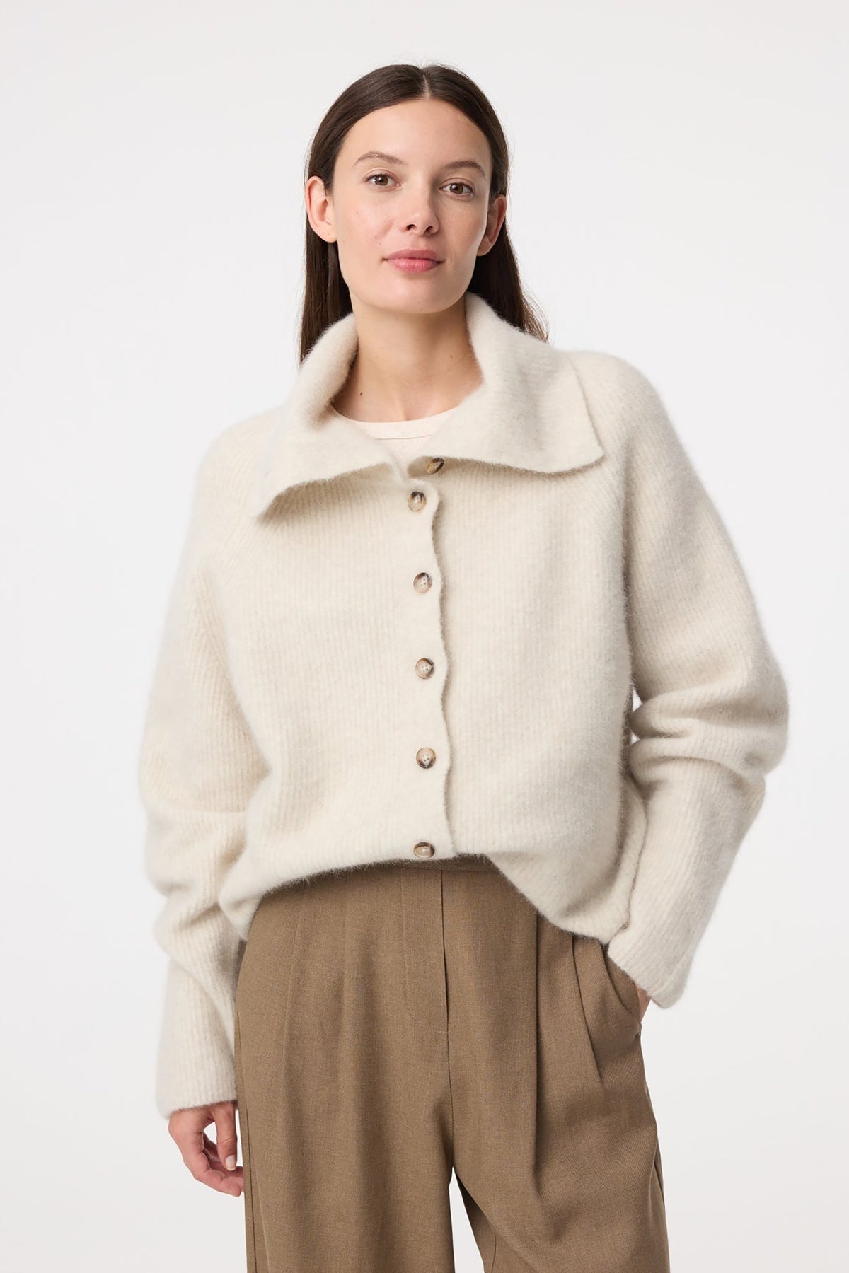 Milo Cardigan - Greige