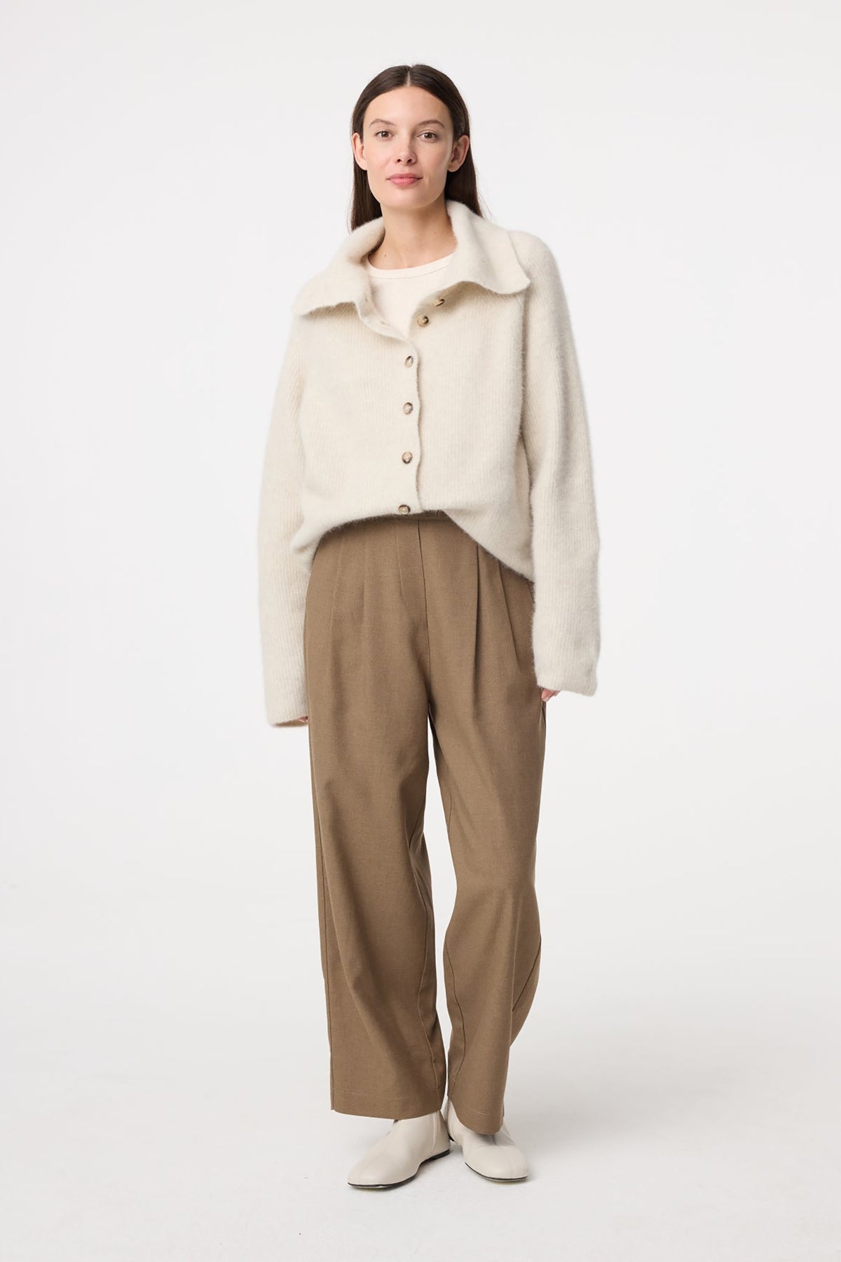 Milo Cardigan - Greige