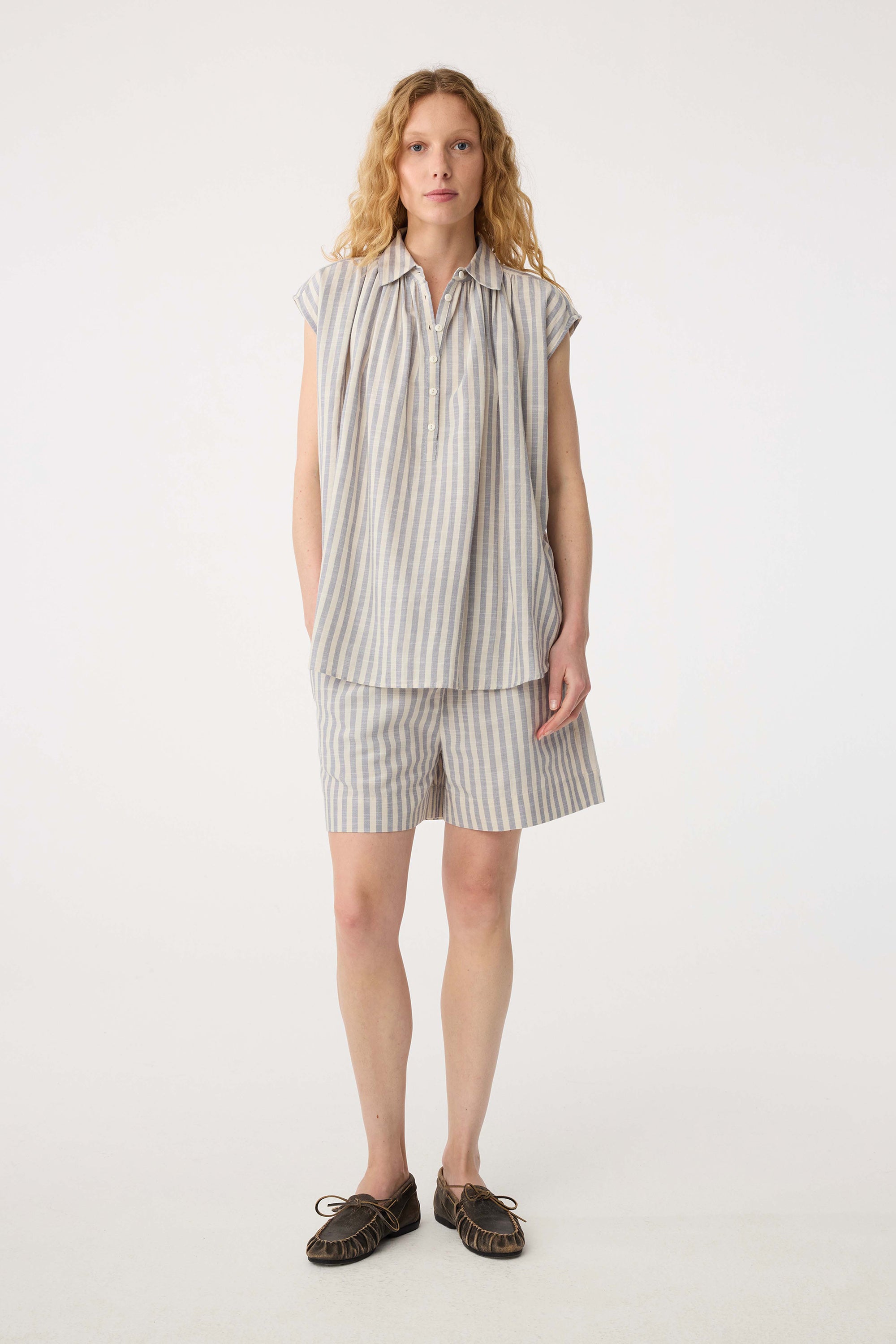 Rose Blouse - Blue