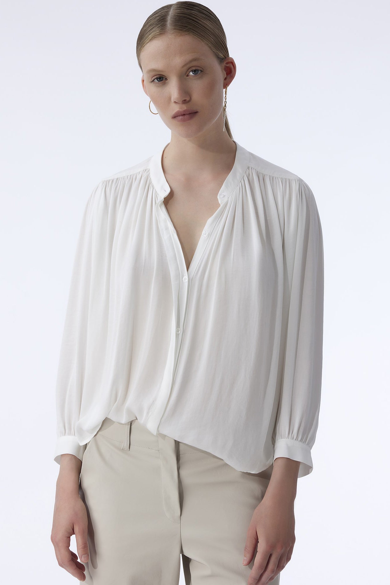 Knit-ted Rubia Blouse - Ivory - RUM Amsterdam