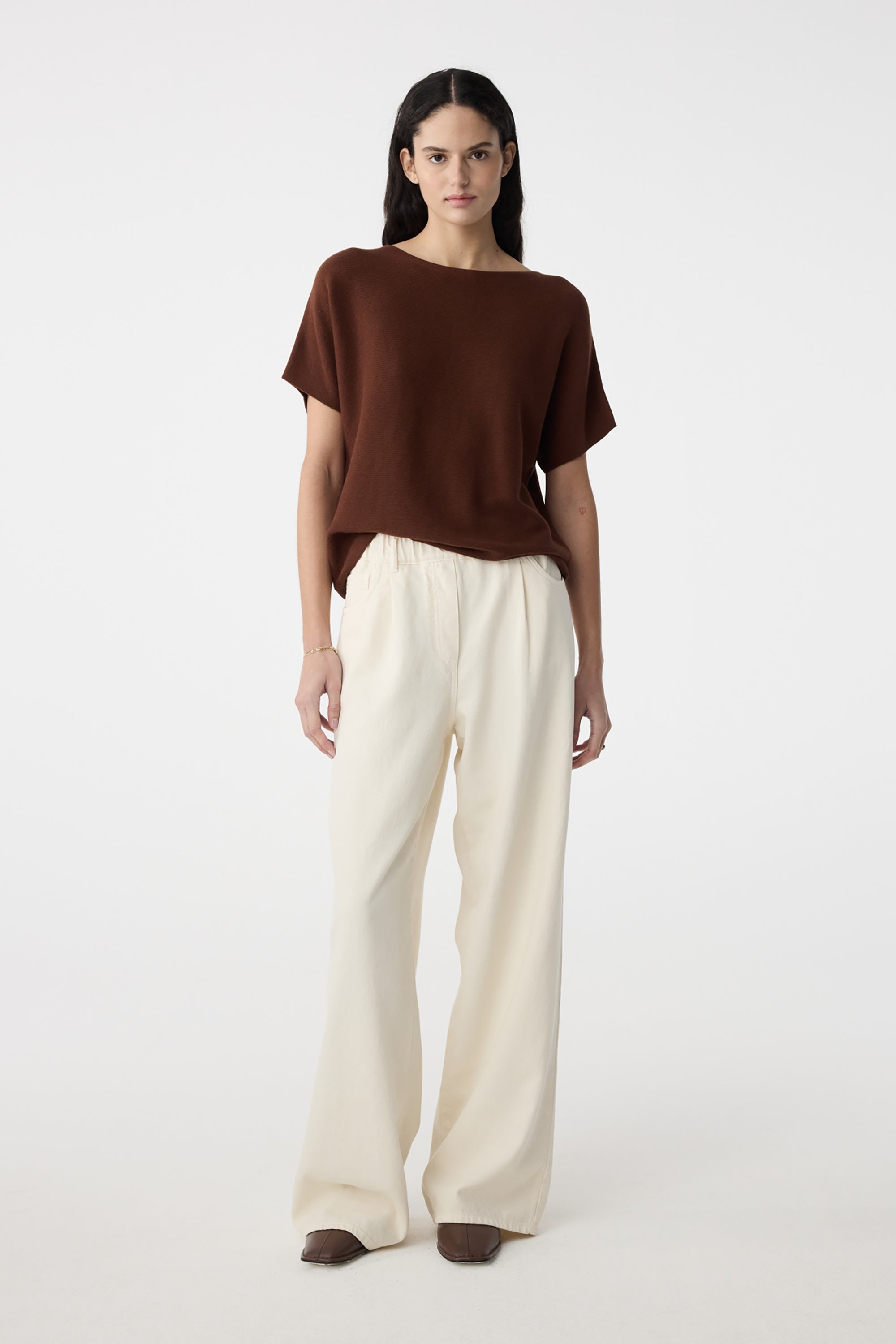 Knit-ted Twiggy Pants - Ivory | RUM Amsterdam