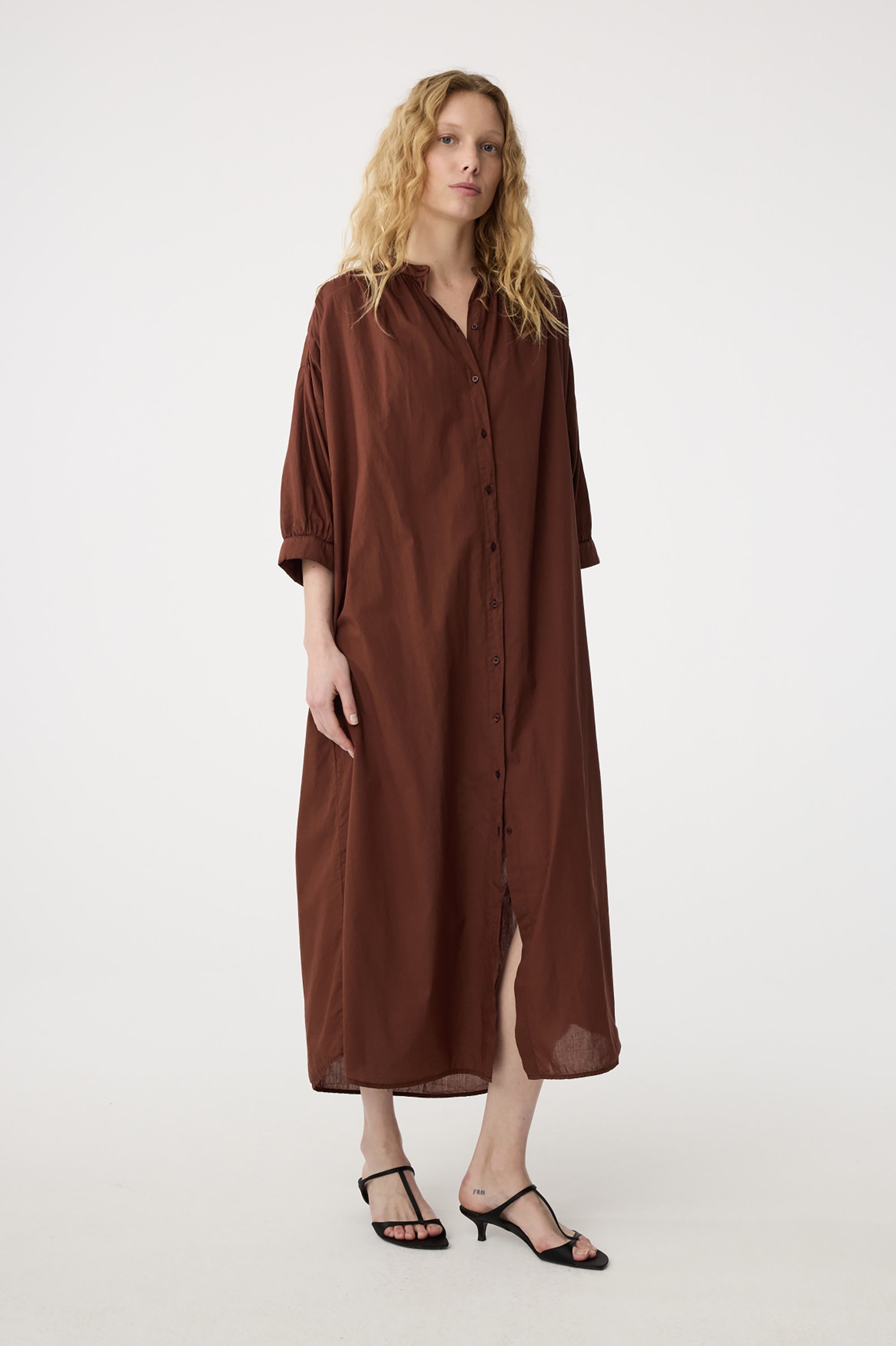  Wilma Dress - Mid Brown - RUM Amsterdam