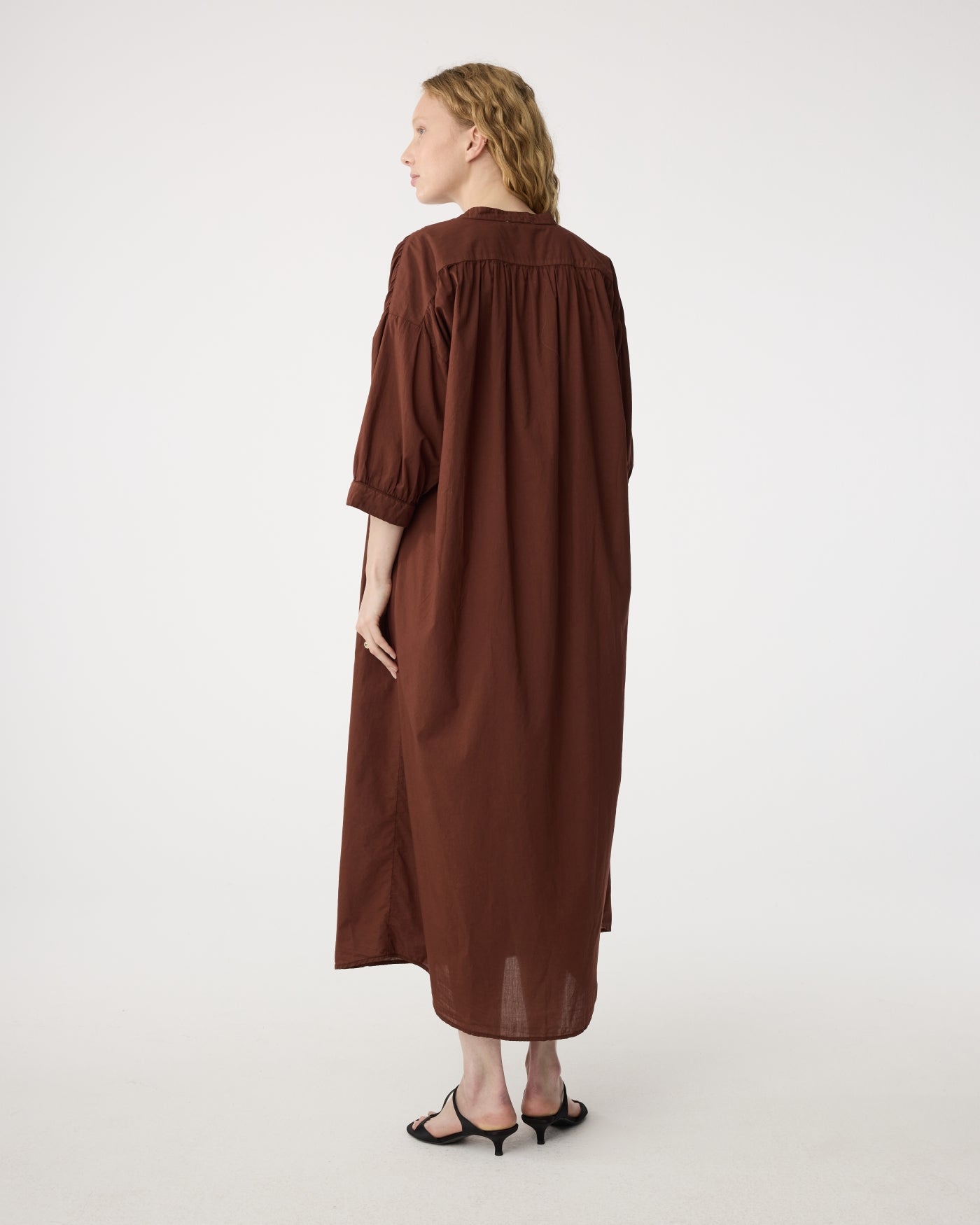Wilma Dress - Mid Brown