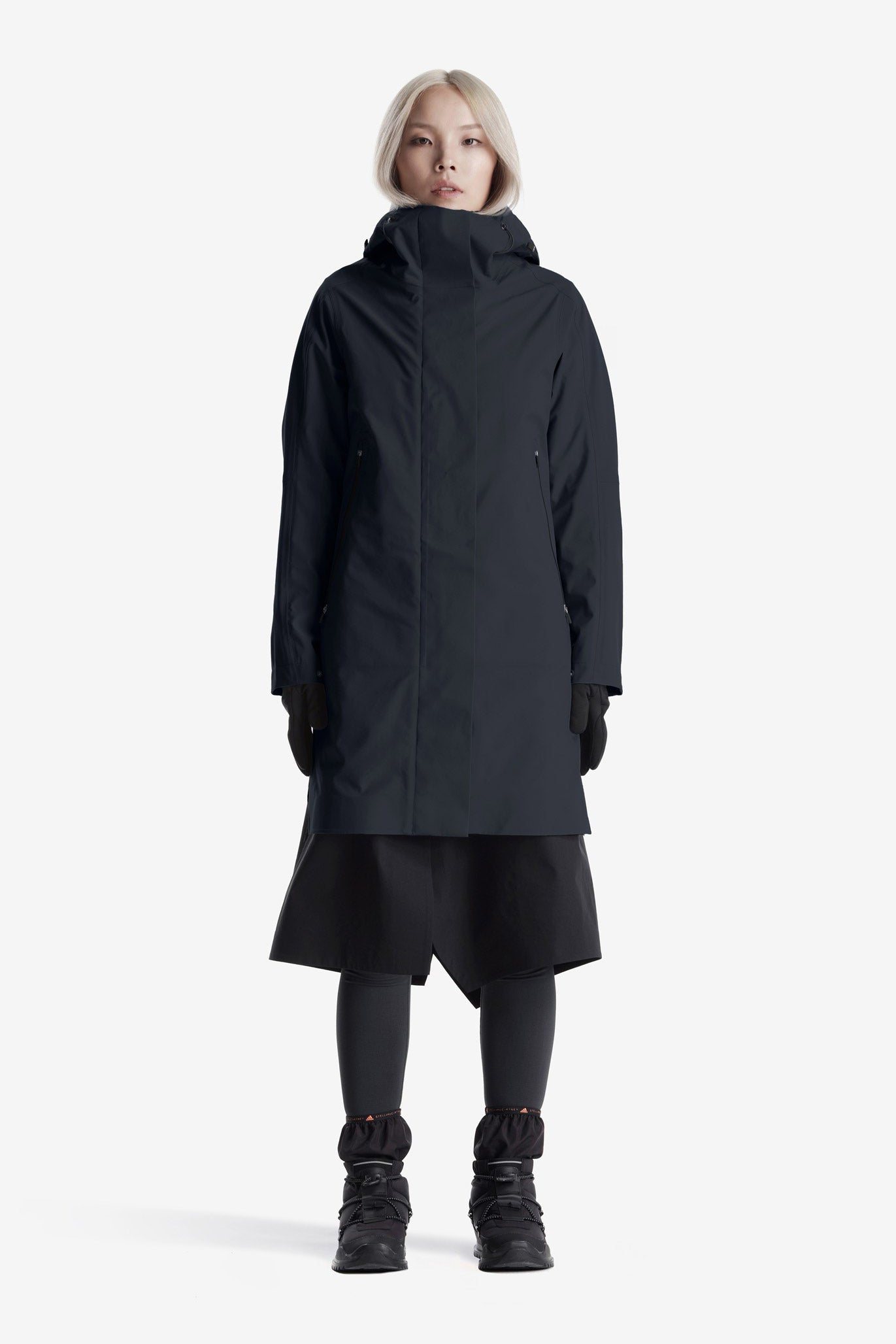 Krakatau Planck Liner Parka Coat - Black - RUM Amsterdam