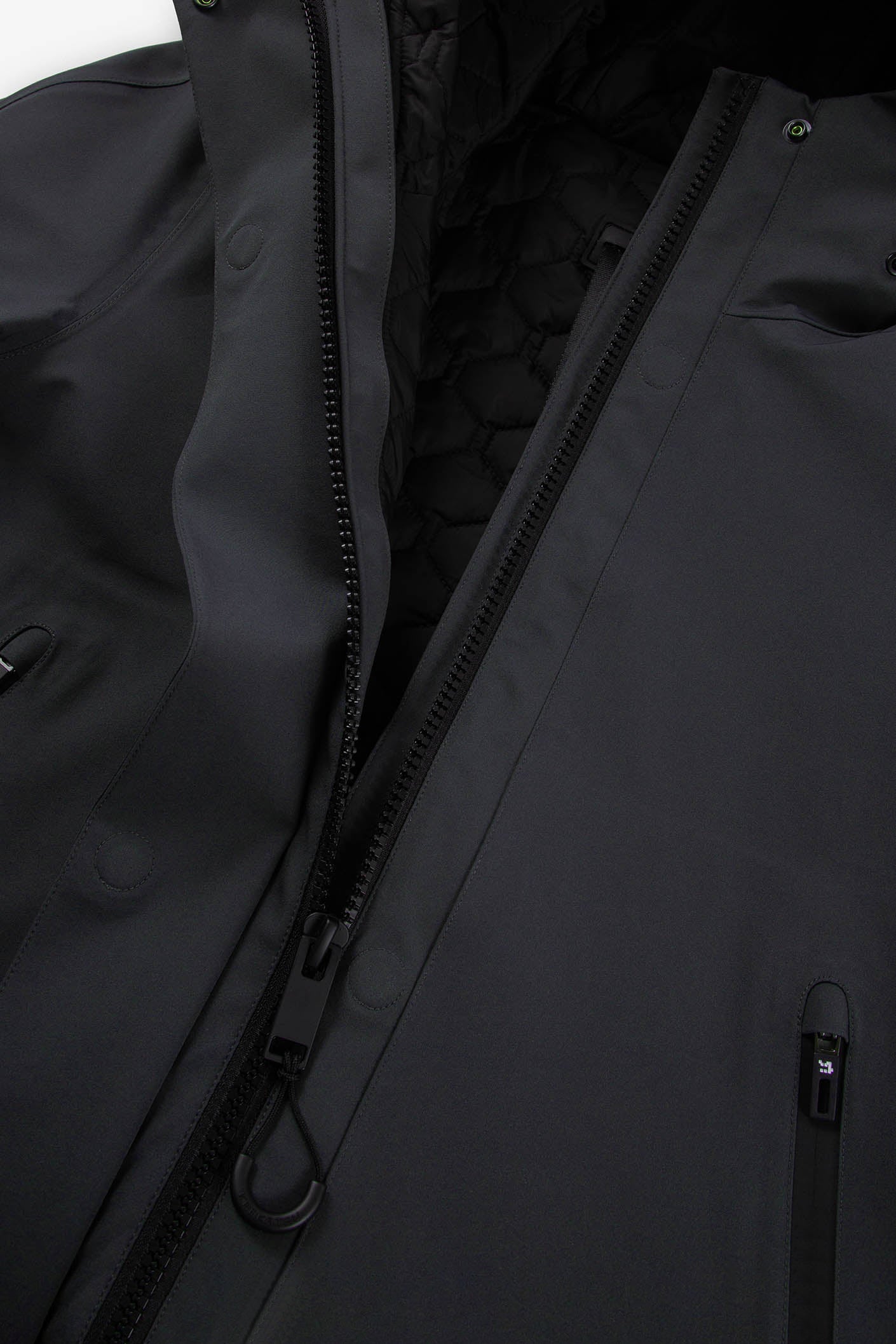 Krakatau Planck Liner Parka Coat - Black - RUM Amsterdam