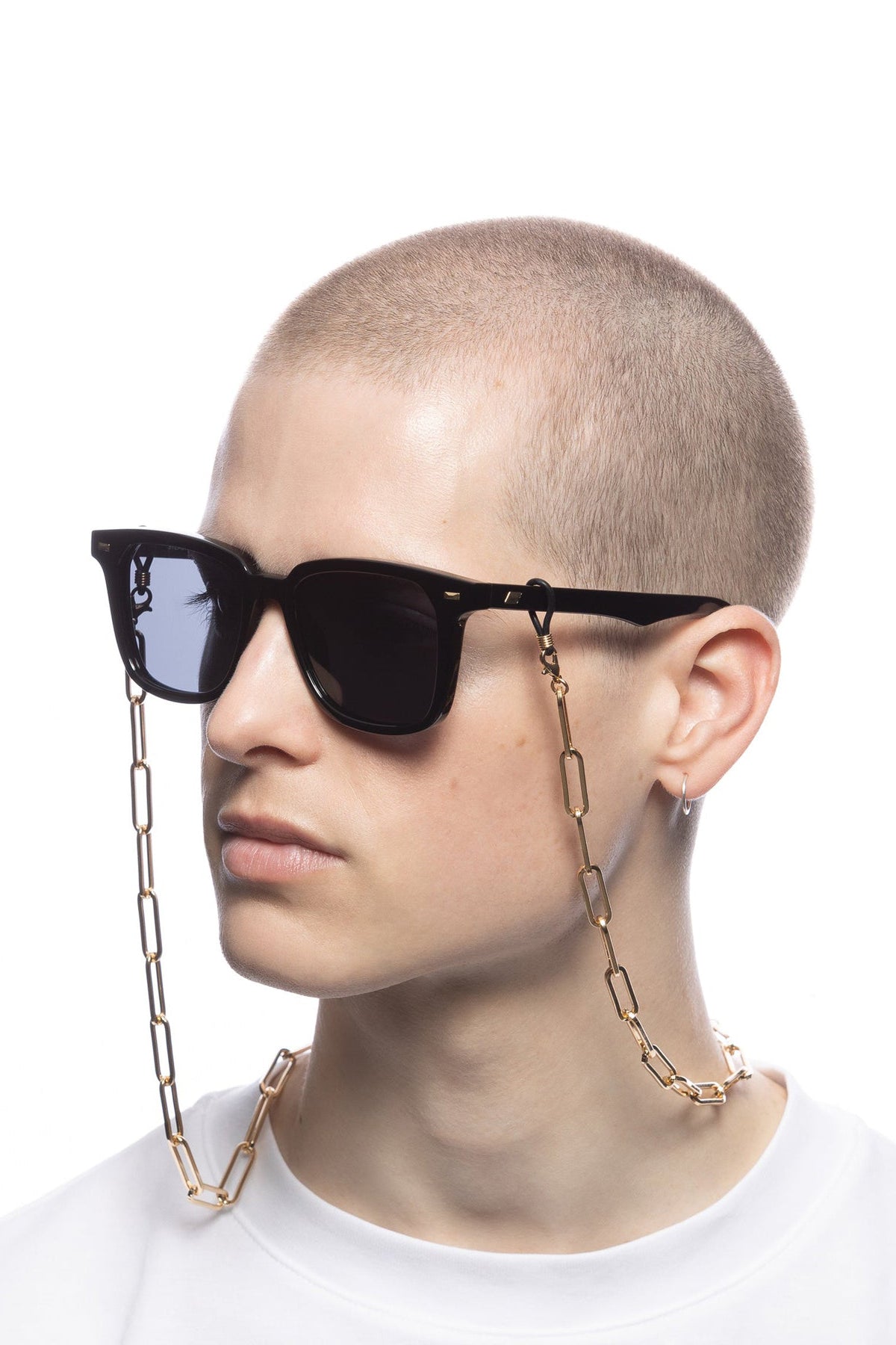 Le Specs Bold Link Neck Chain For Sunglasses - Gold - RUM Amsterdam