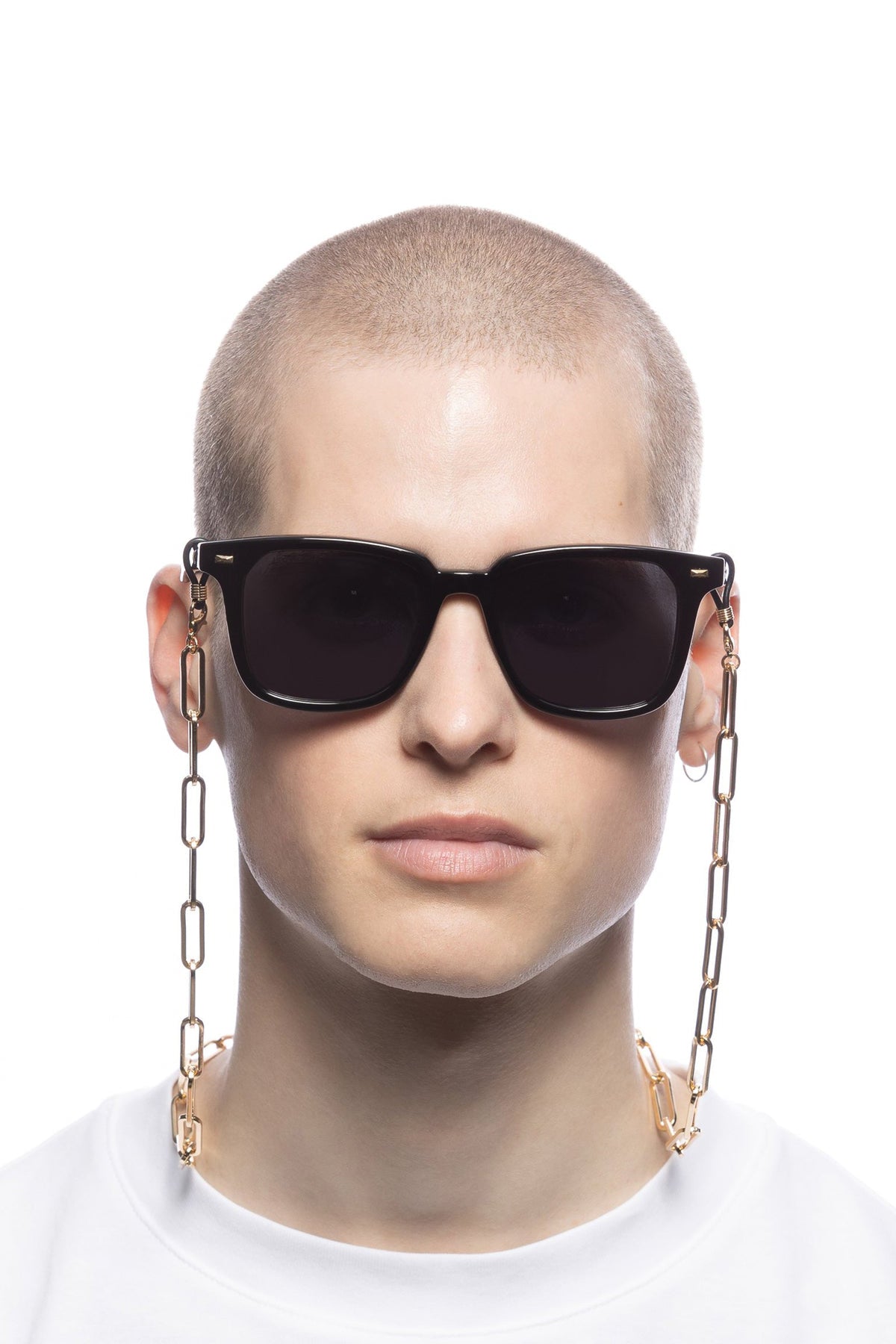 Le Specs Bold Link Neck Chain For Sunglasses - Gold - RUM Amsterdam