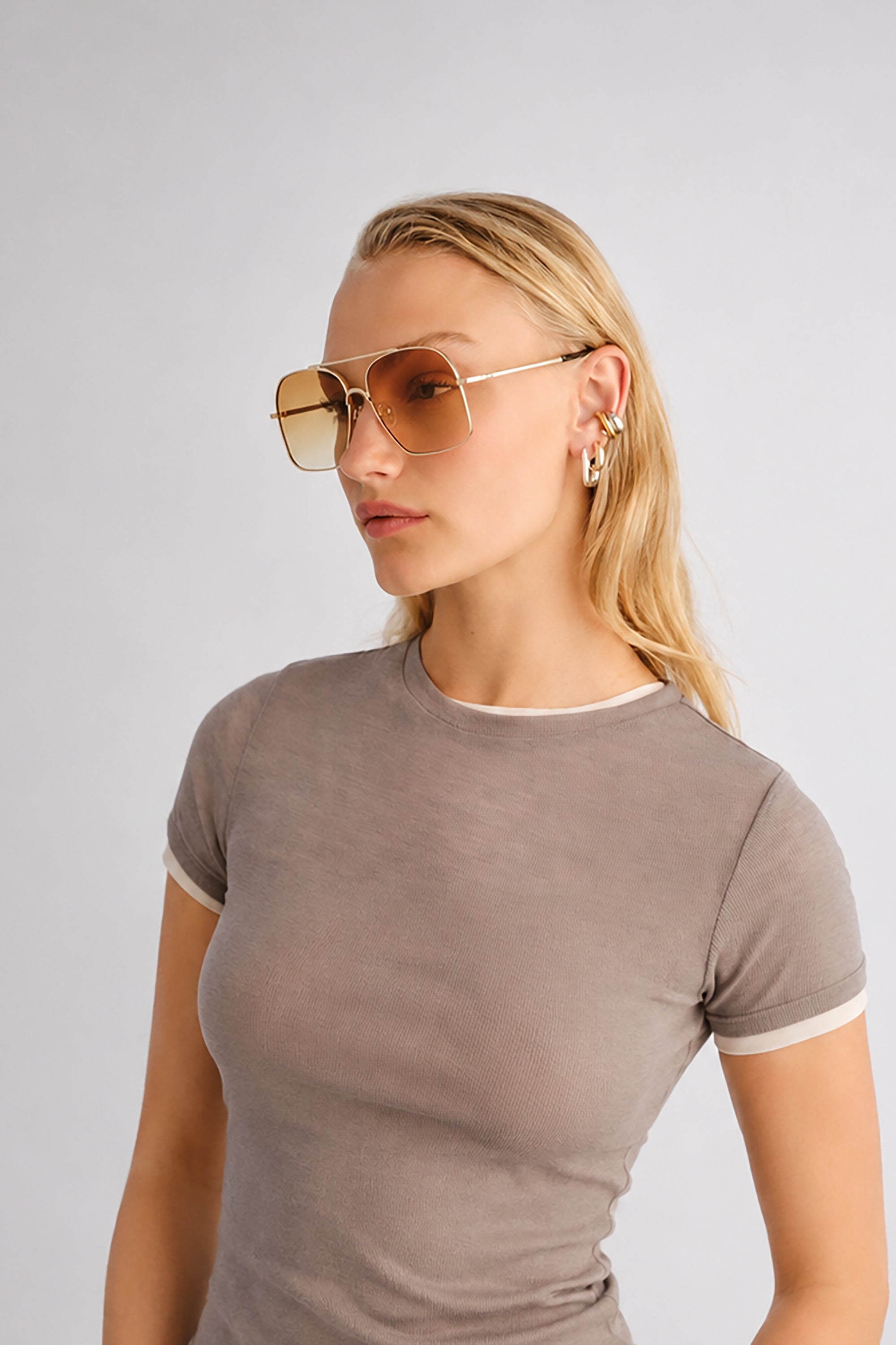 Civelle Sunglasses - Bright Gold / Tort