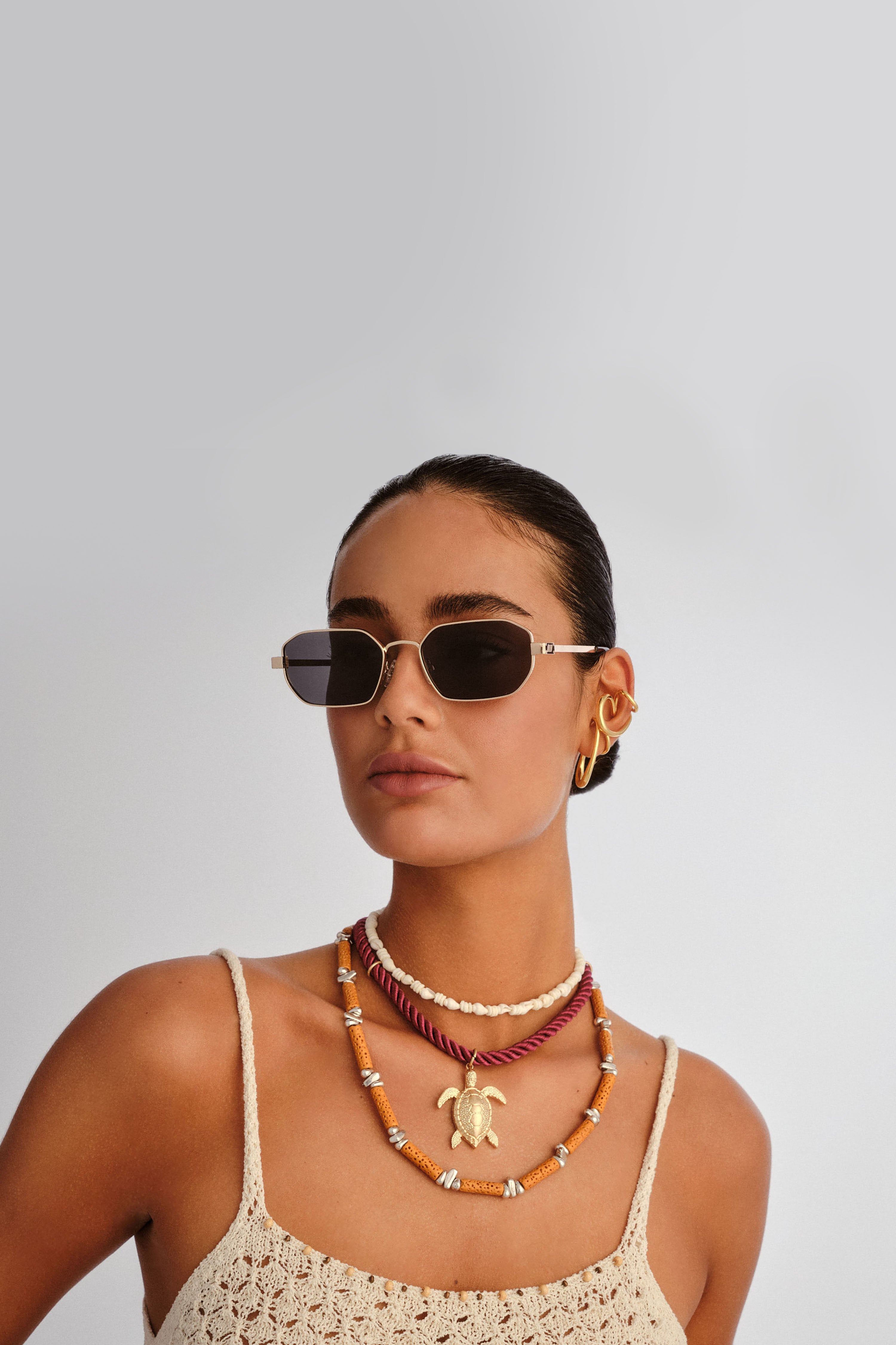 Mythic Sunglasses - Gold *Polarized* // Le Sustain