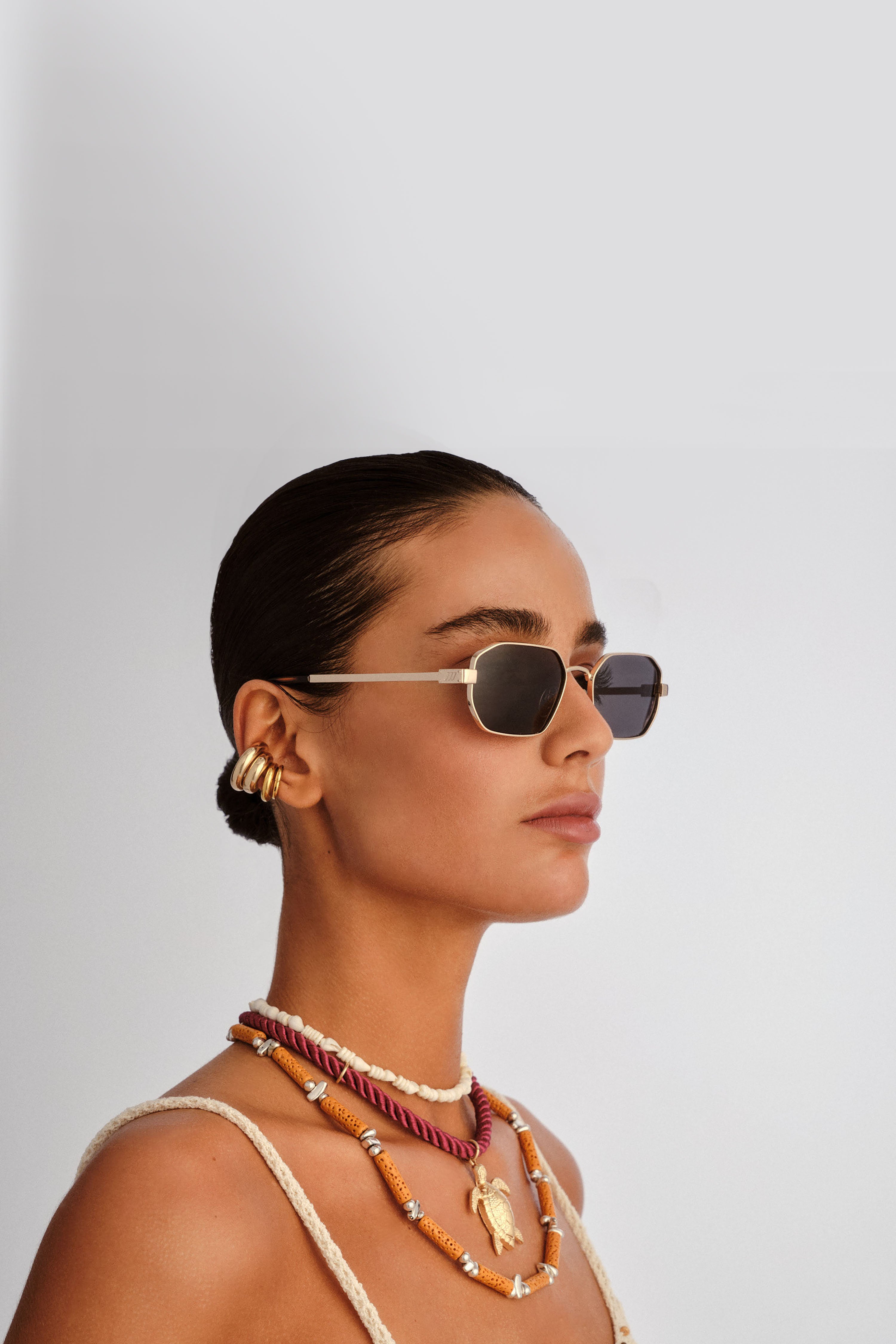 Mythic Sunglasses - Gold *Polarized* // Le Sustain