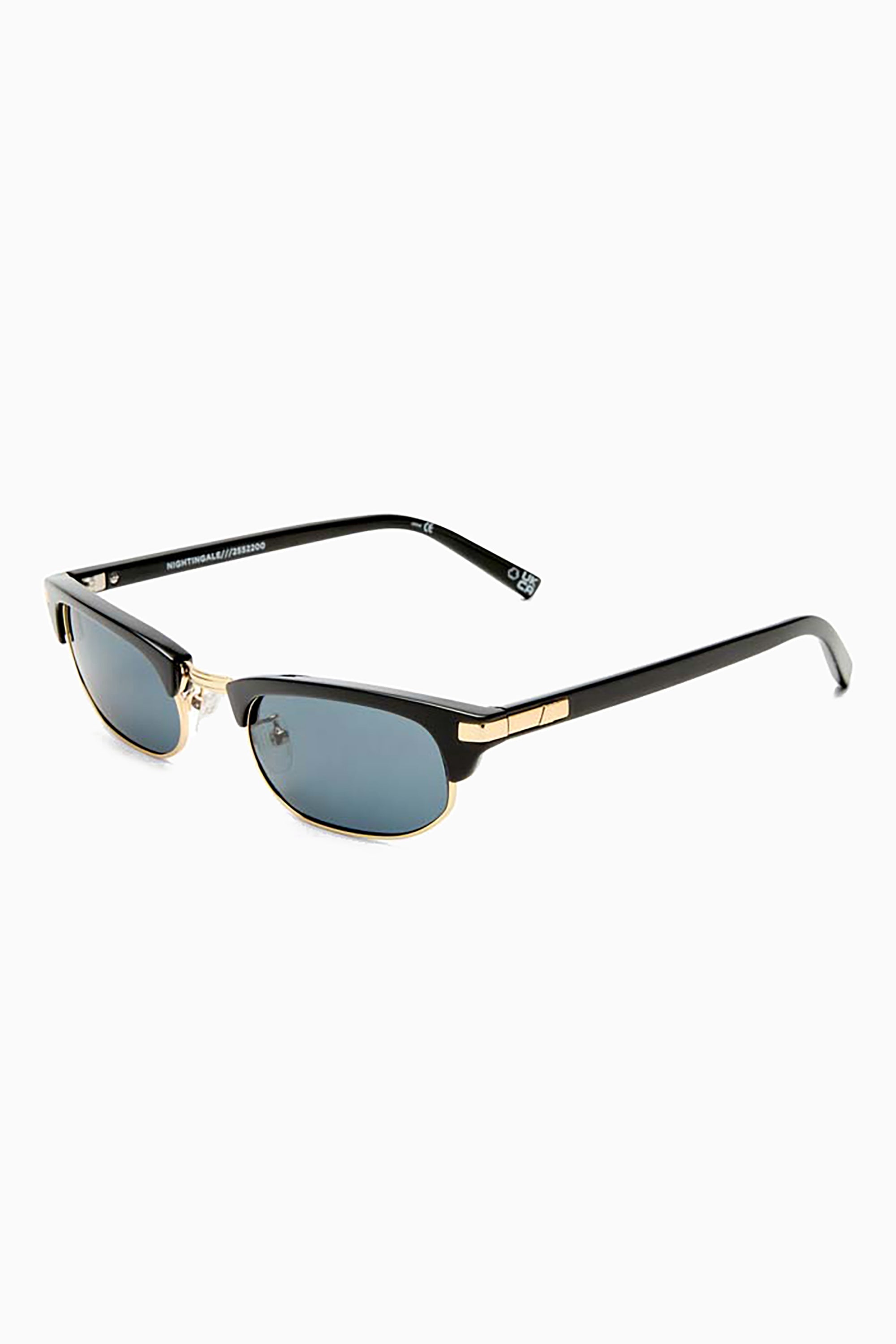 Nightingale Sunglasses - Black w/ Smoke Mono