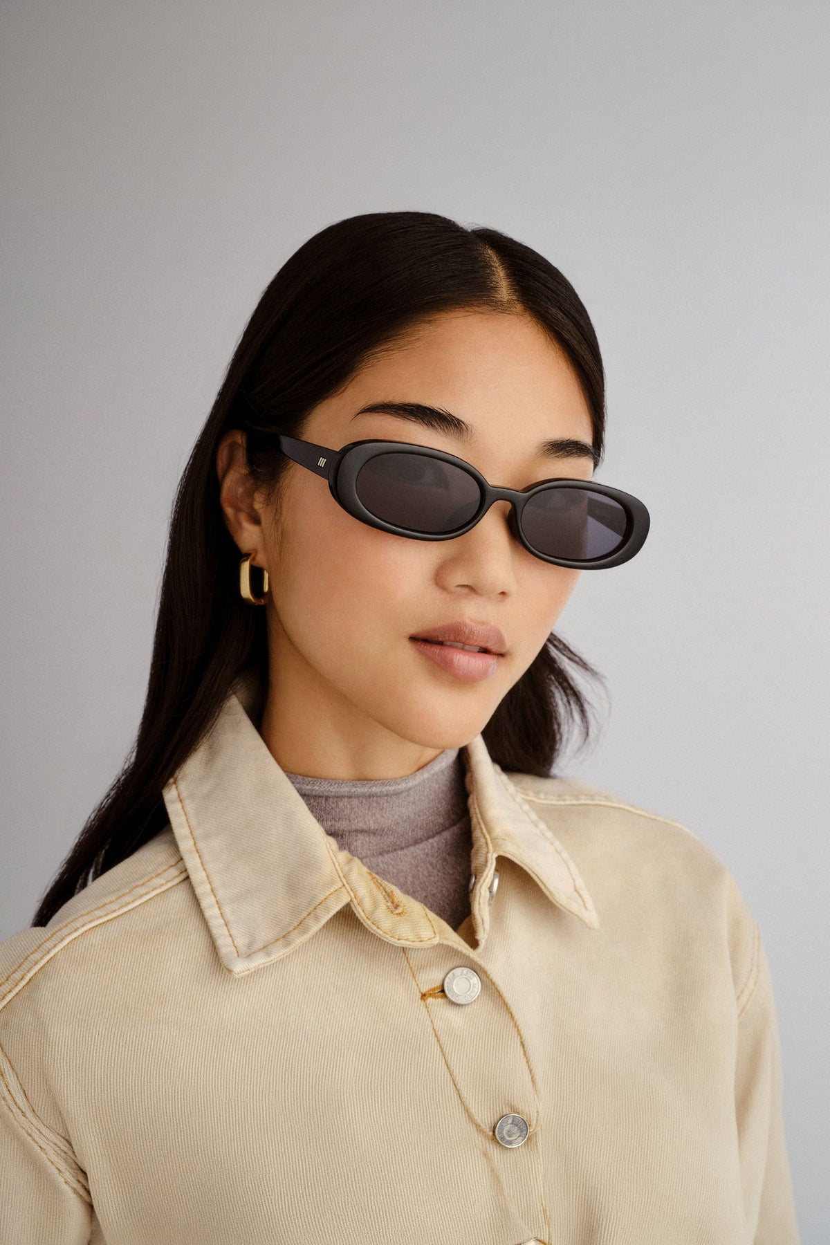 Outta Love Sunglasses - Black w/ Smoke Mono