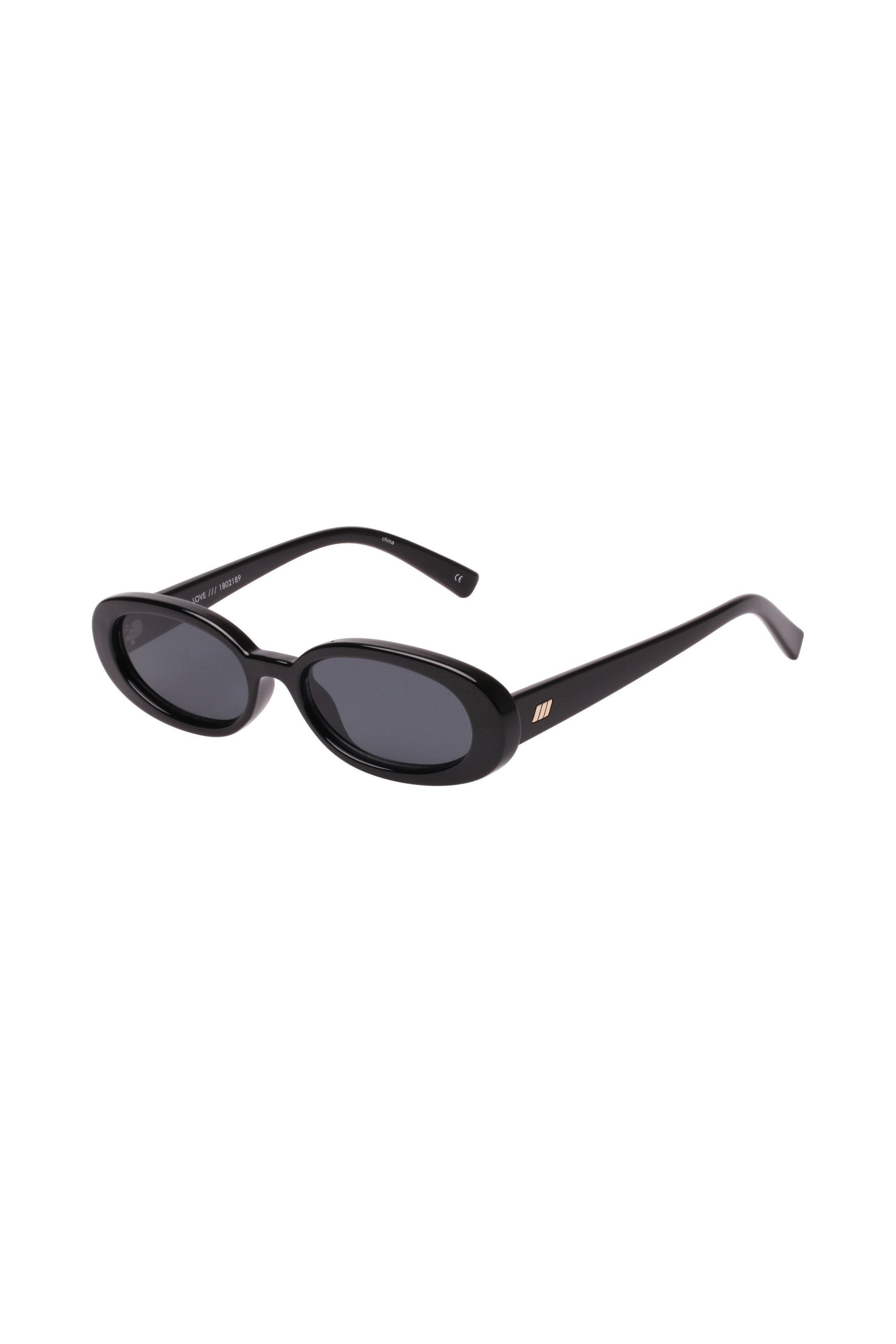 Le Specs Outta Love Sunglasses - Shiny Black - RUM Amsterdam