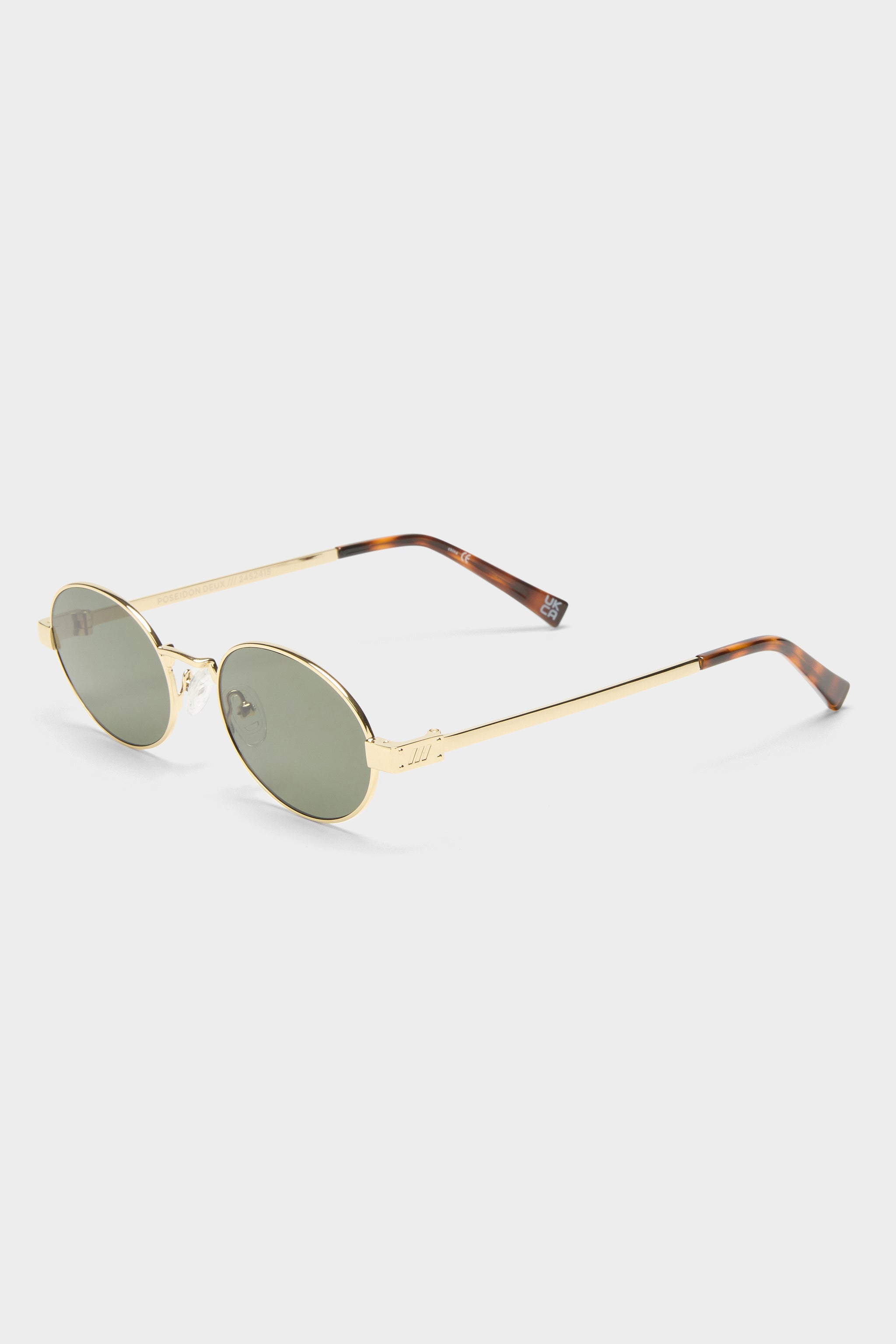 Poseidon Deux Sunglasses - Gold w/ Khaki Mono Lens