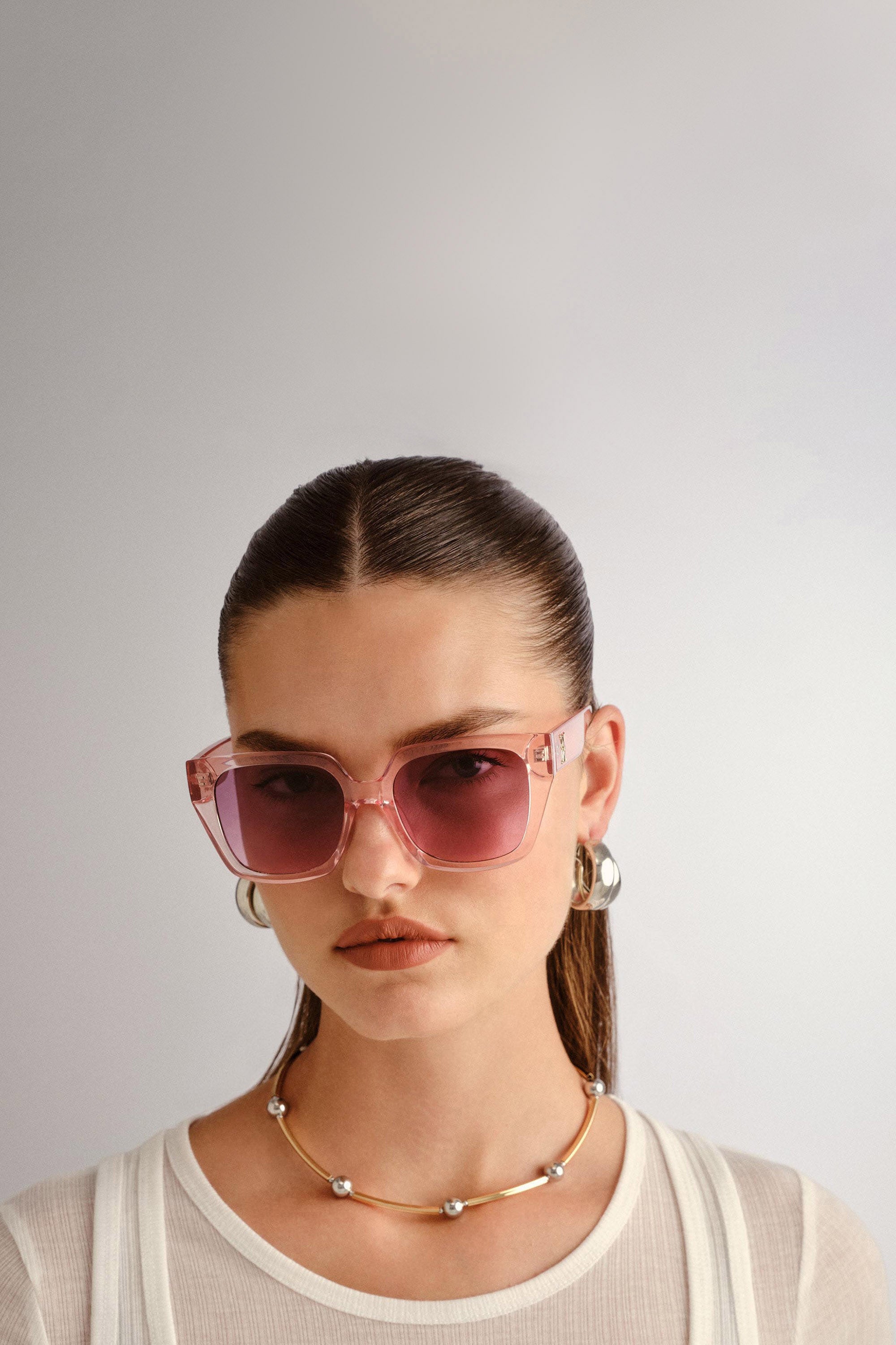 The Illusion Sunglasses - French Rose