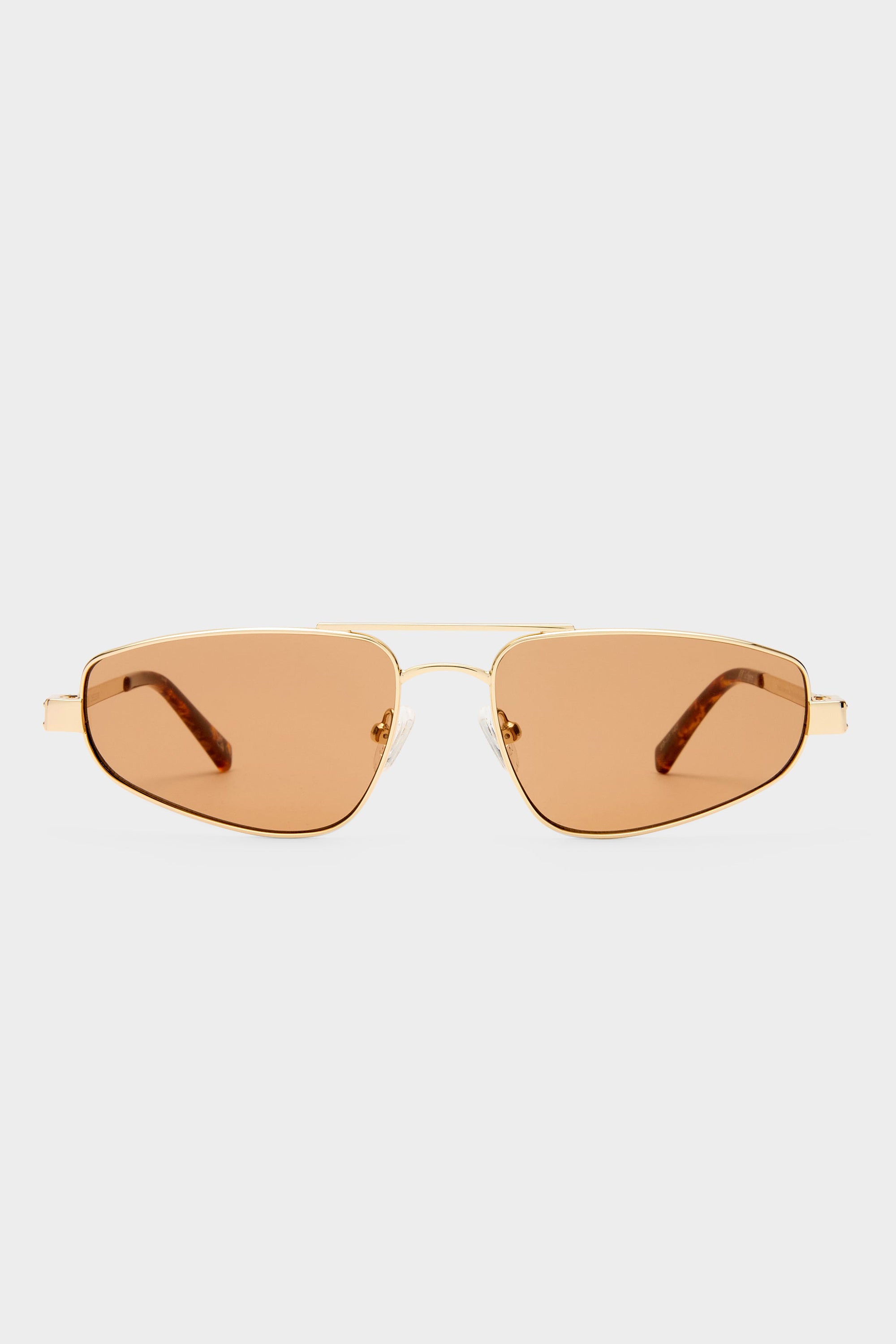 Treasure Sunglasses - Gold w/ Chocolate Mono // Le Sustain