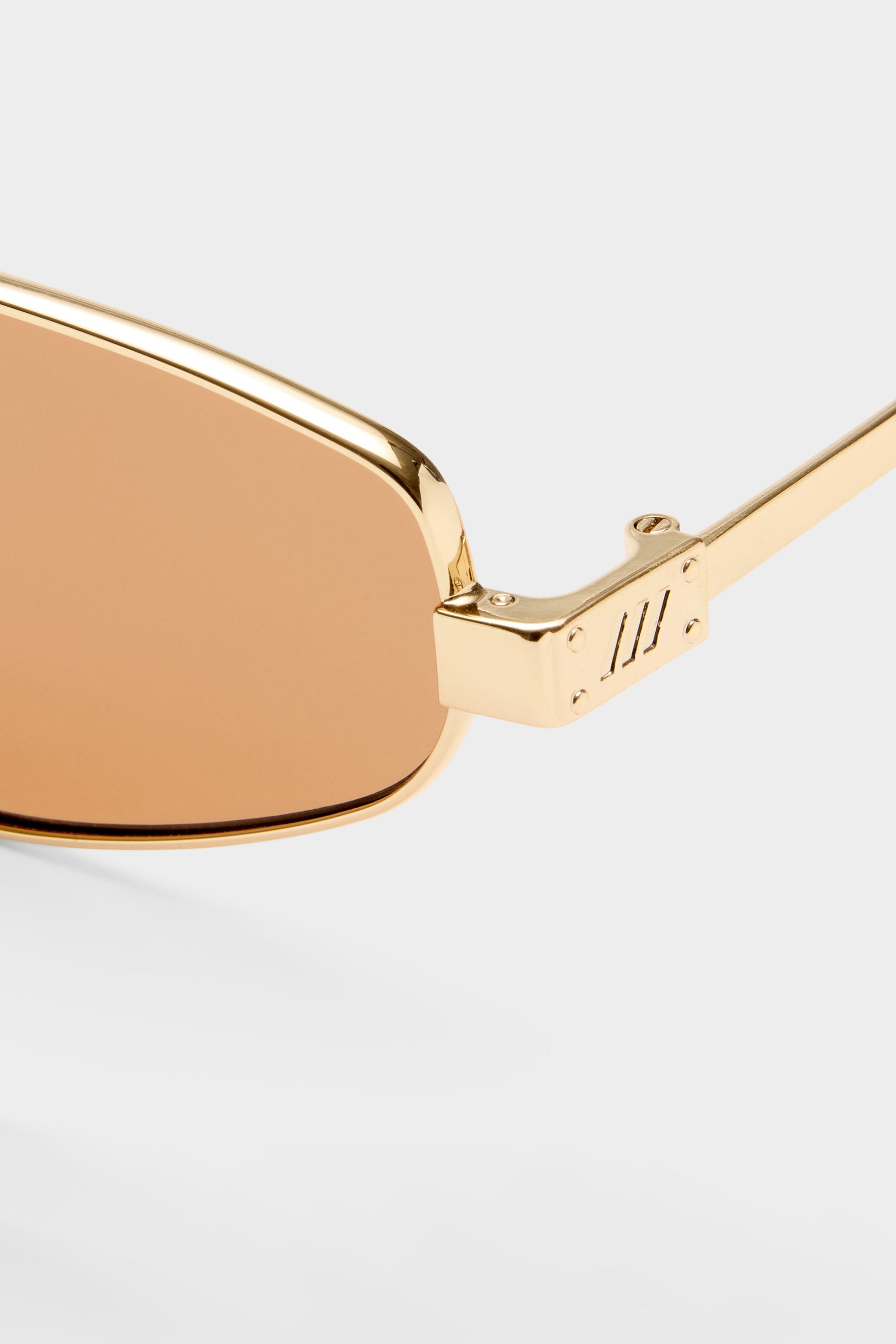 Treasure Sunglasses - Gold w/ Chocolate Mono // Le Sustain