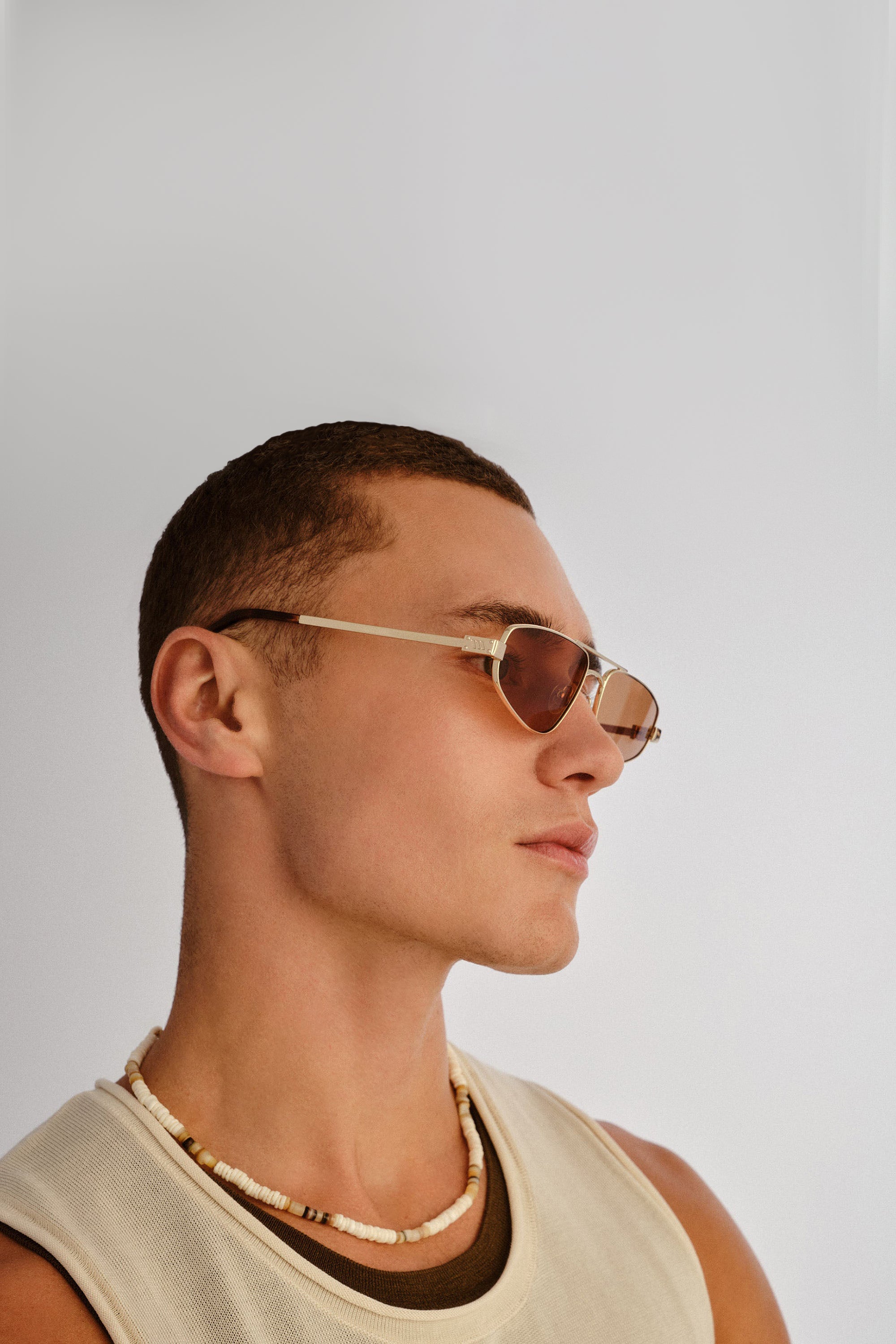 Treasure Sunglasses - Gold w/ Chocolate Mono // Le Sustain