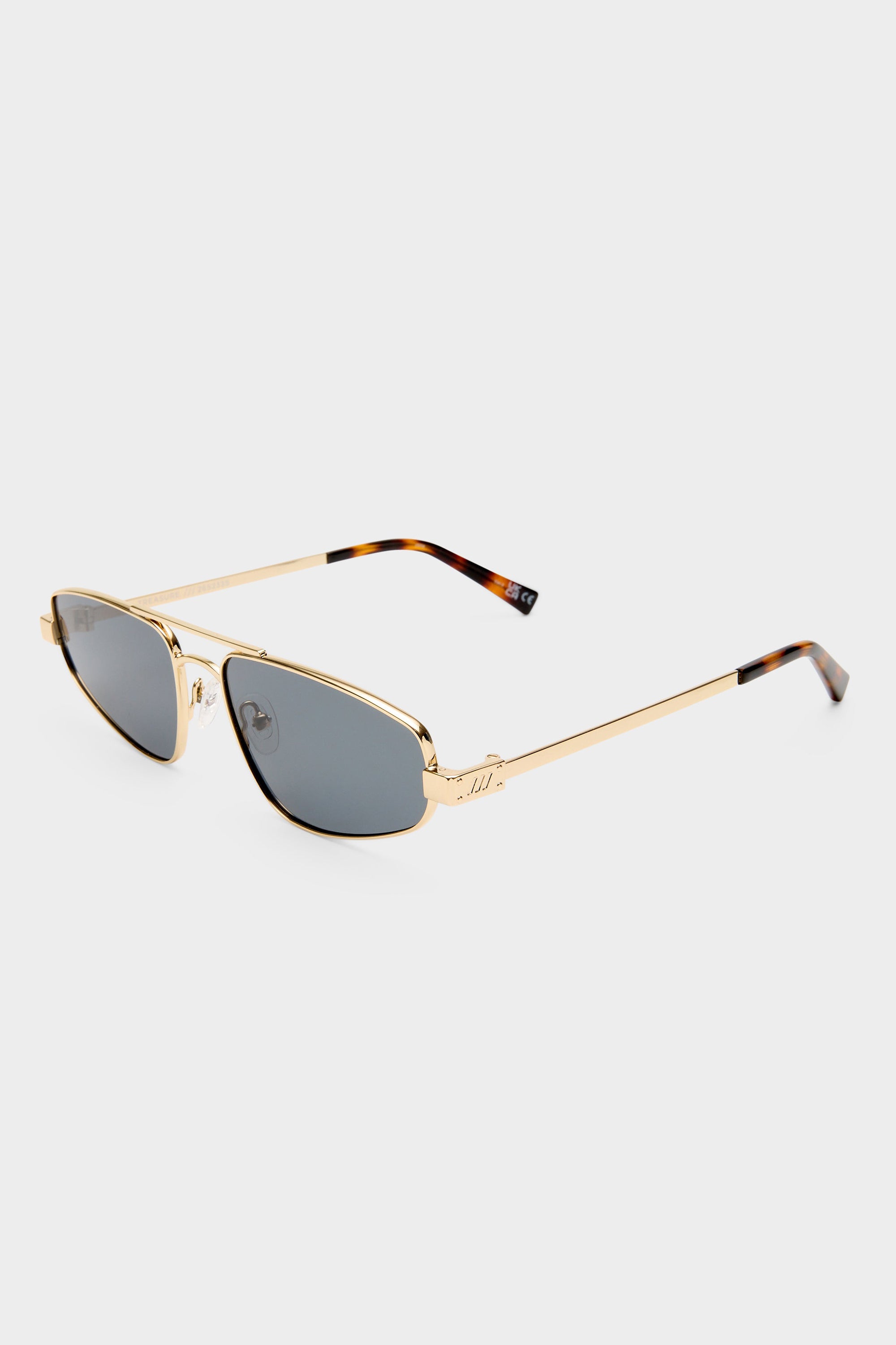 Treasure Sunglasses - Gold w/ Smoke Mono // Le Sustain