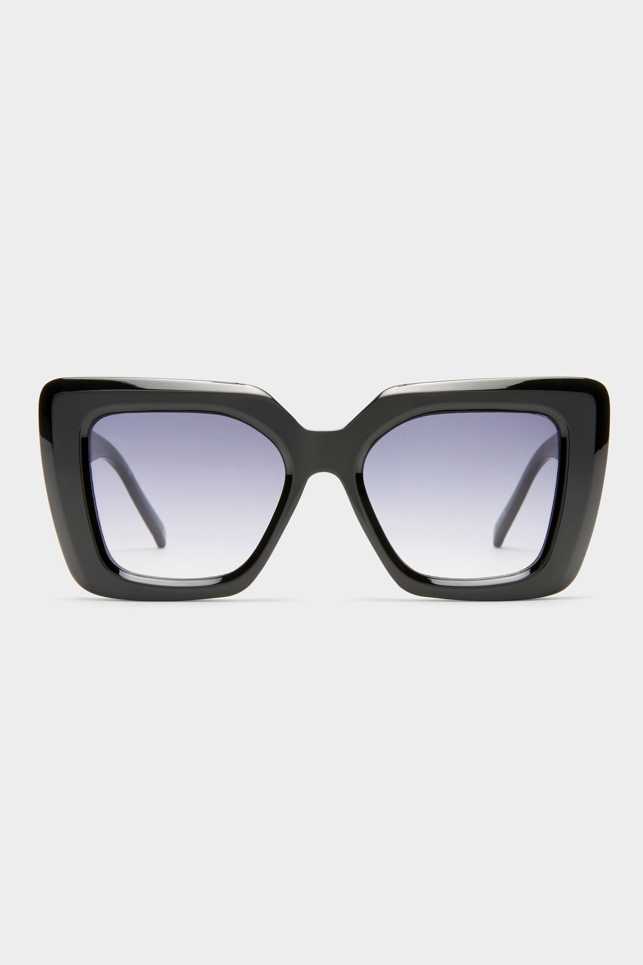 Unimaginable Sunglasses - Black w/ Smoke Grad Lens // Le Sustain