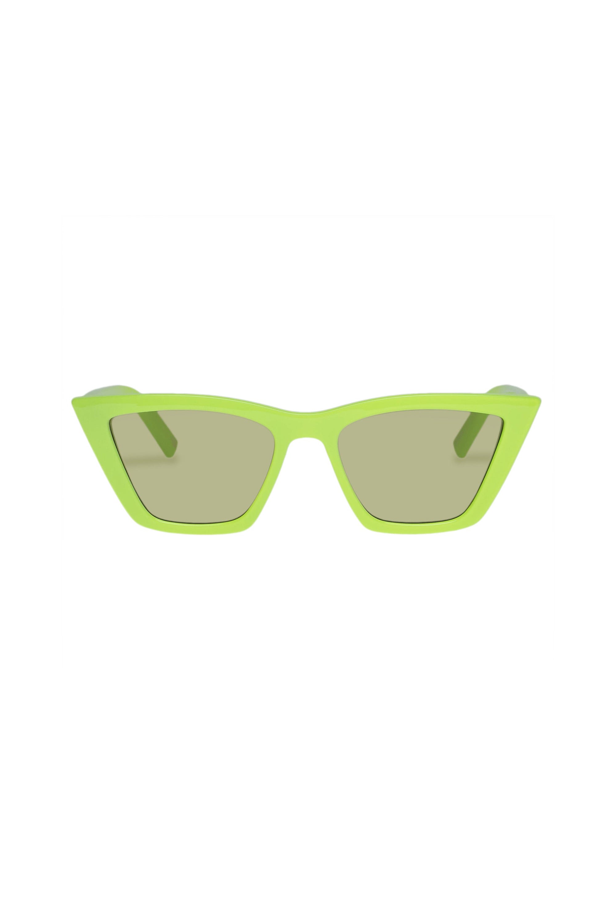 Le Specs Velodrome Sunglasses - Pine Lime // LTD ED - RUM Amsterdam