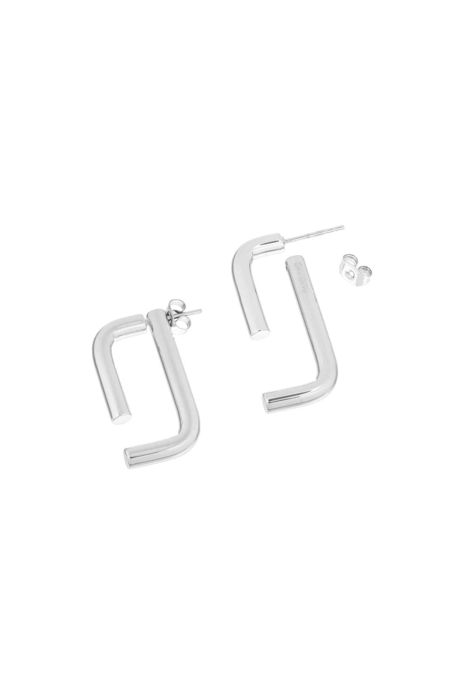 Linked Earrings - Silver