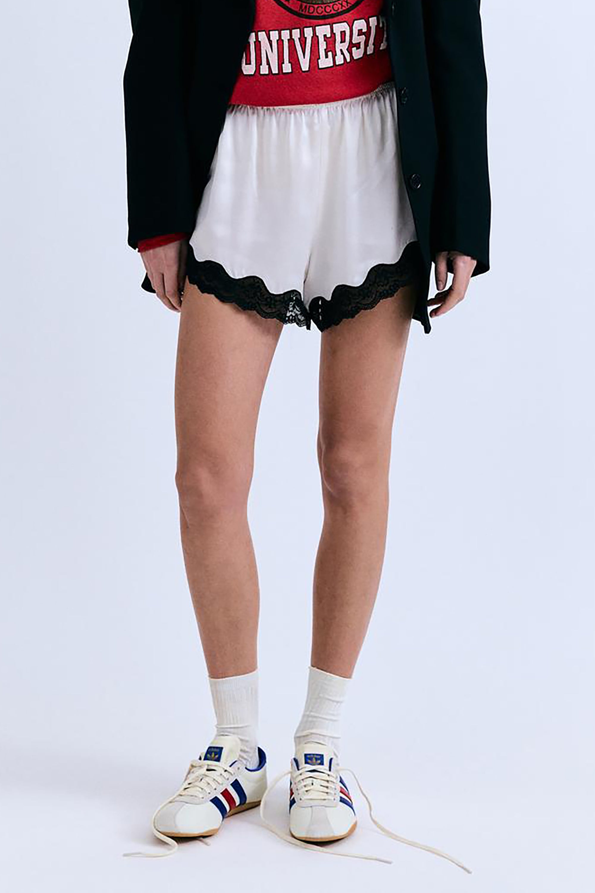 Brooke Comfy Silky Shorts - Off White