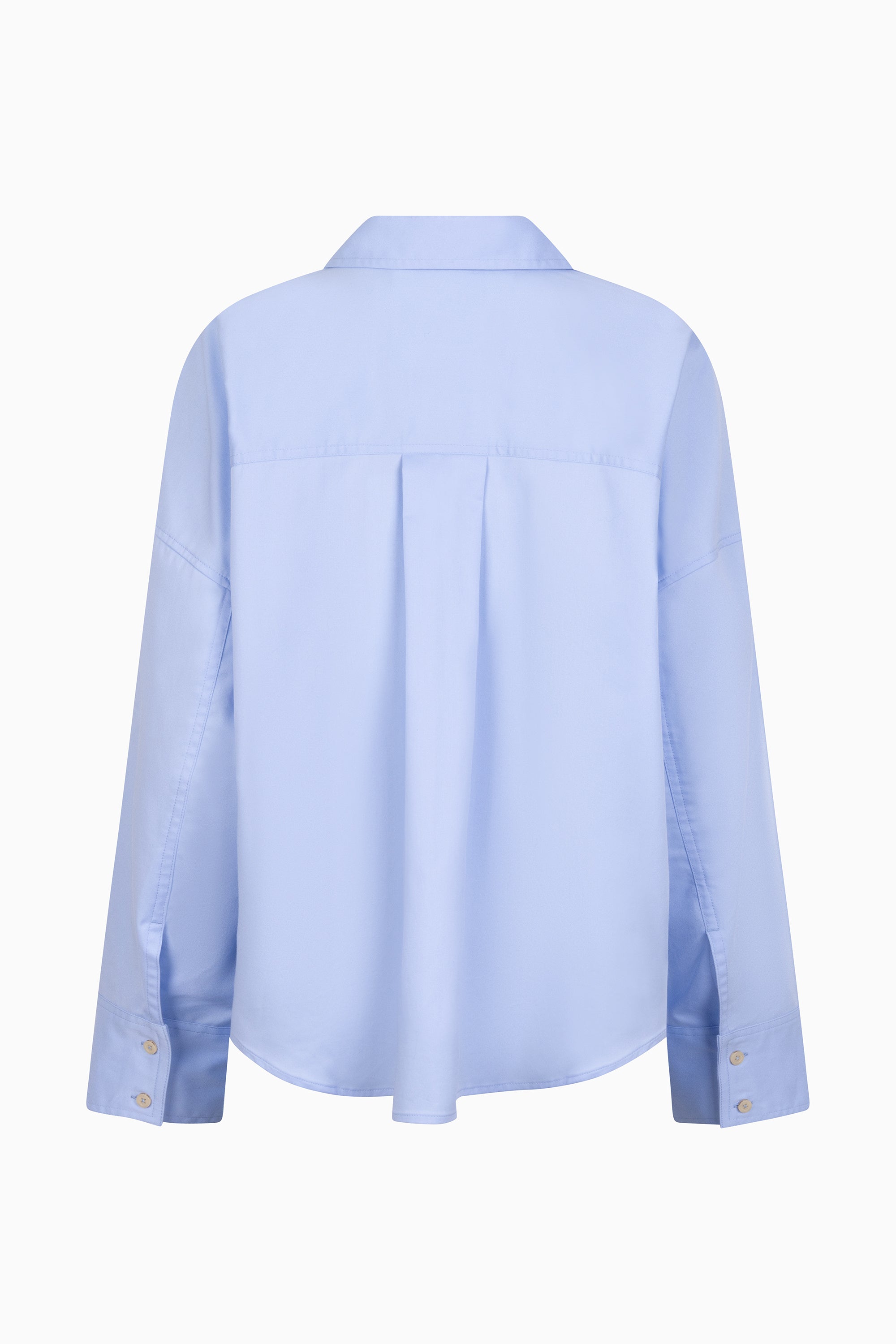 Hailey Buttoned Long Sleeve Shirt - Light Blue