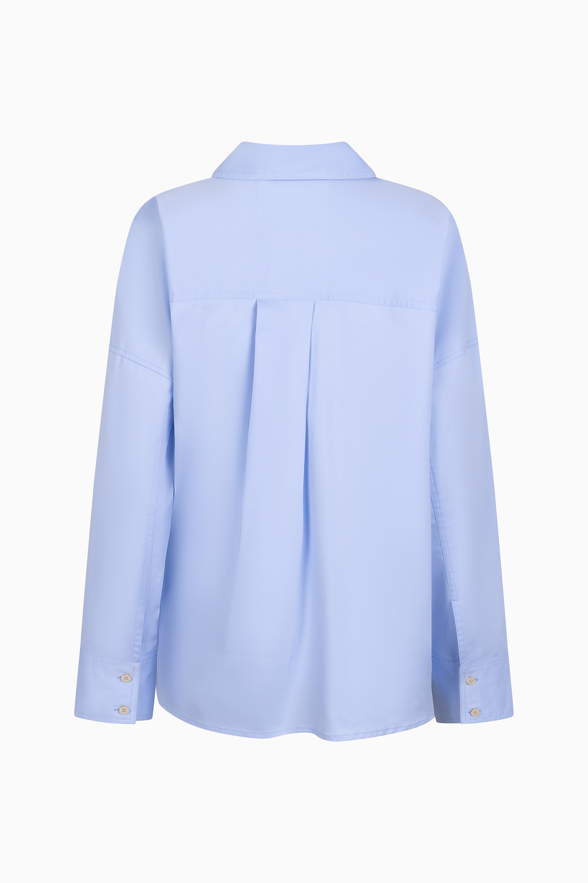 Hailey Buttoned Long Sleeve Shirt - Light Blue