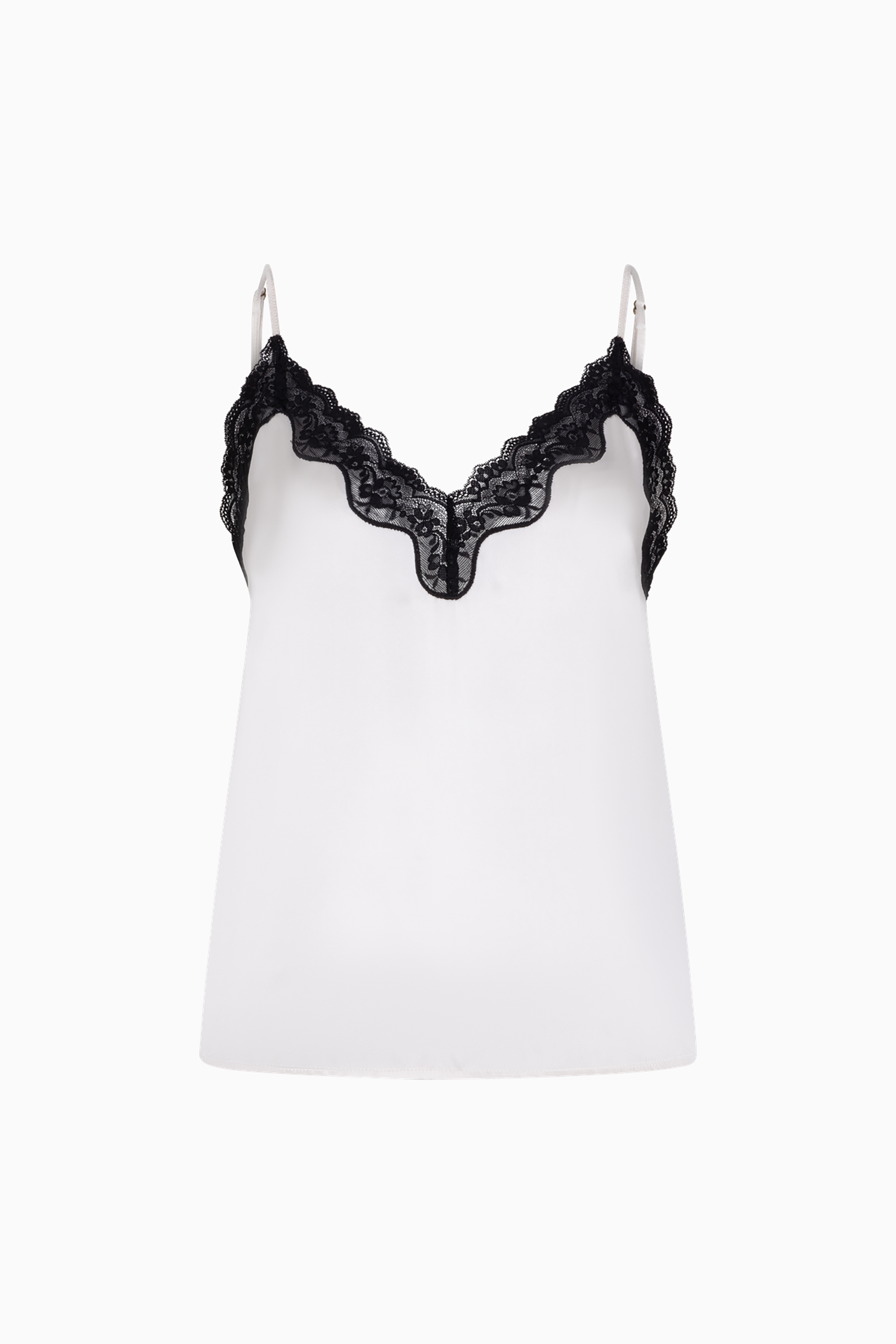 Pip Elegant Camisole Top - Off White