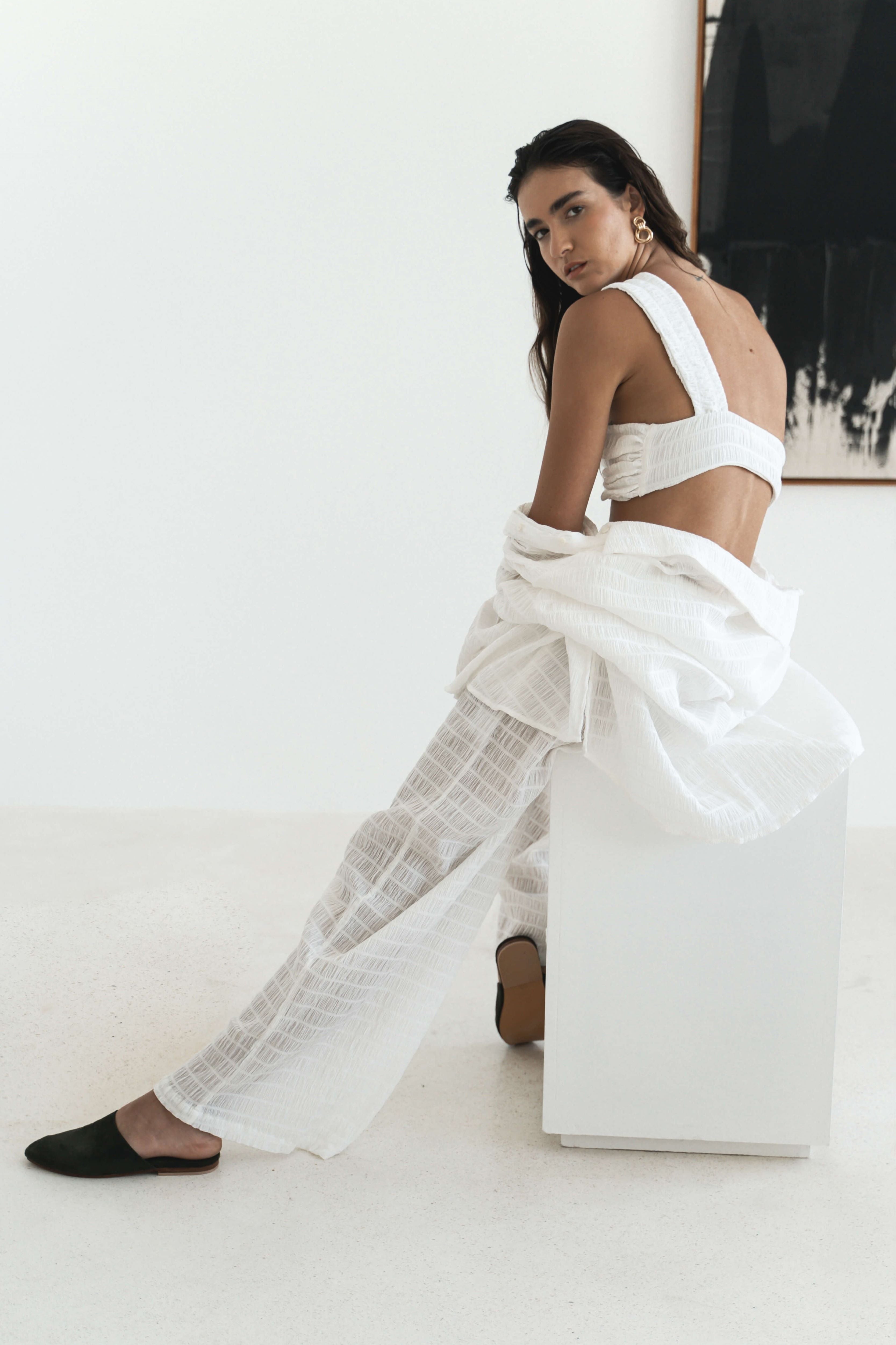  Josephine Pant - White - RUM Amsterdam