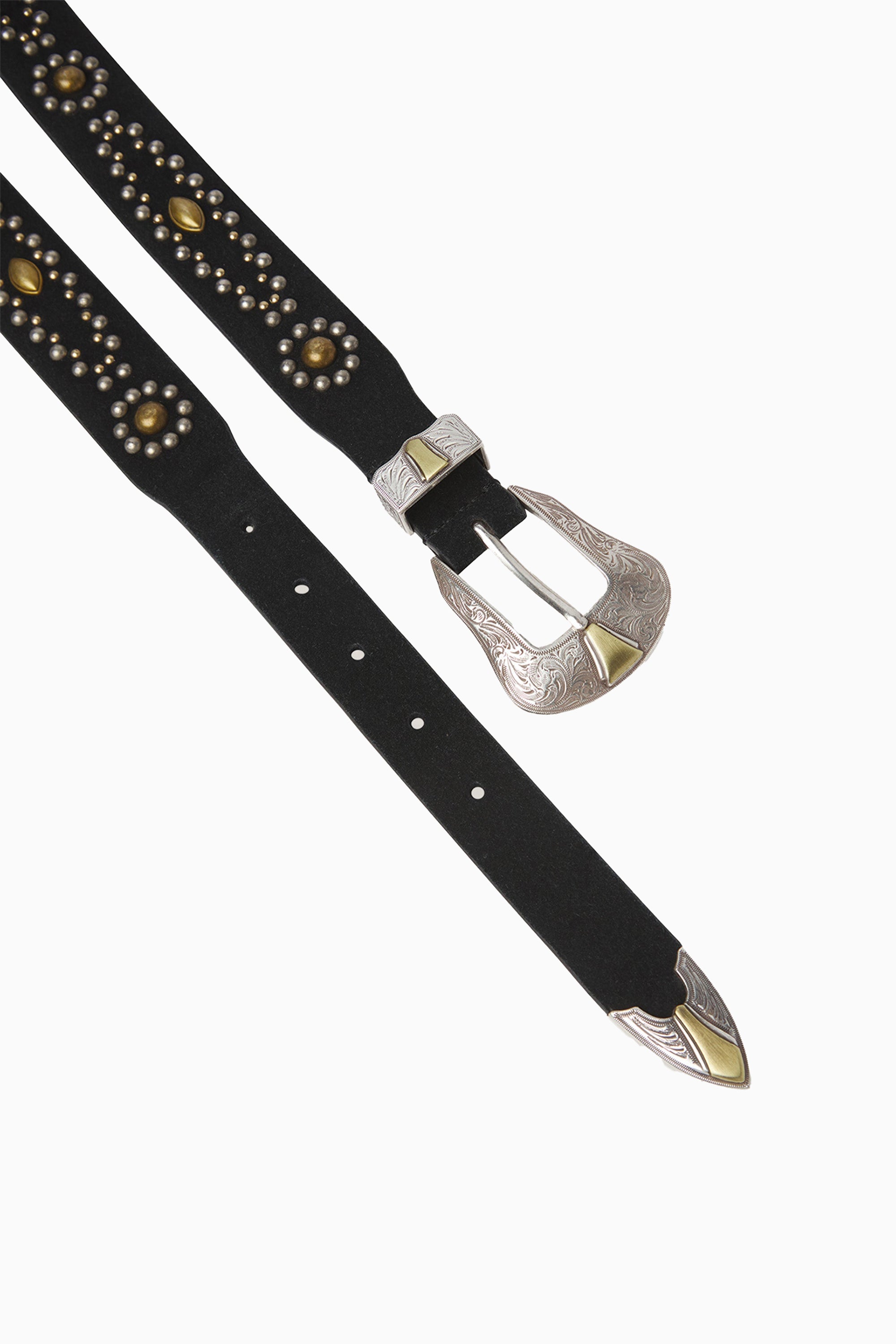 Bandido Pancho Belt - Midnight Silver