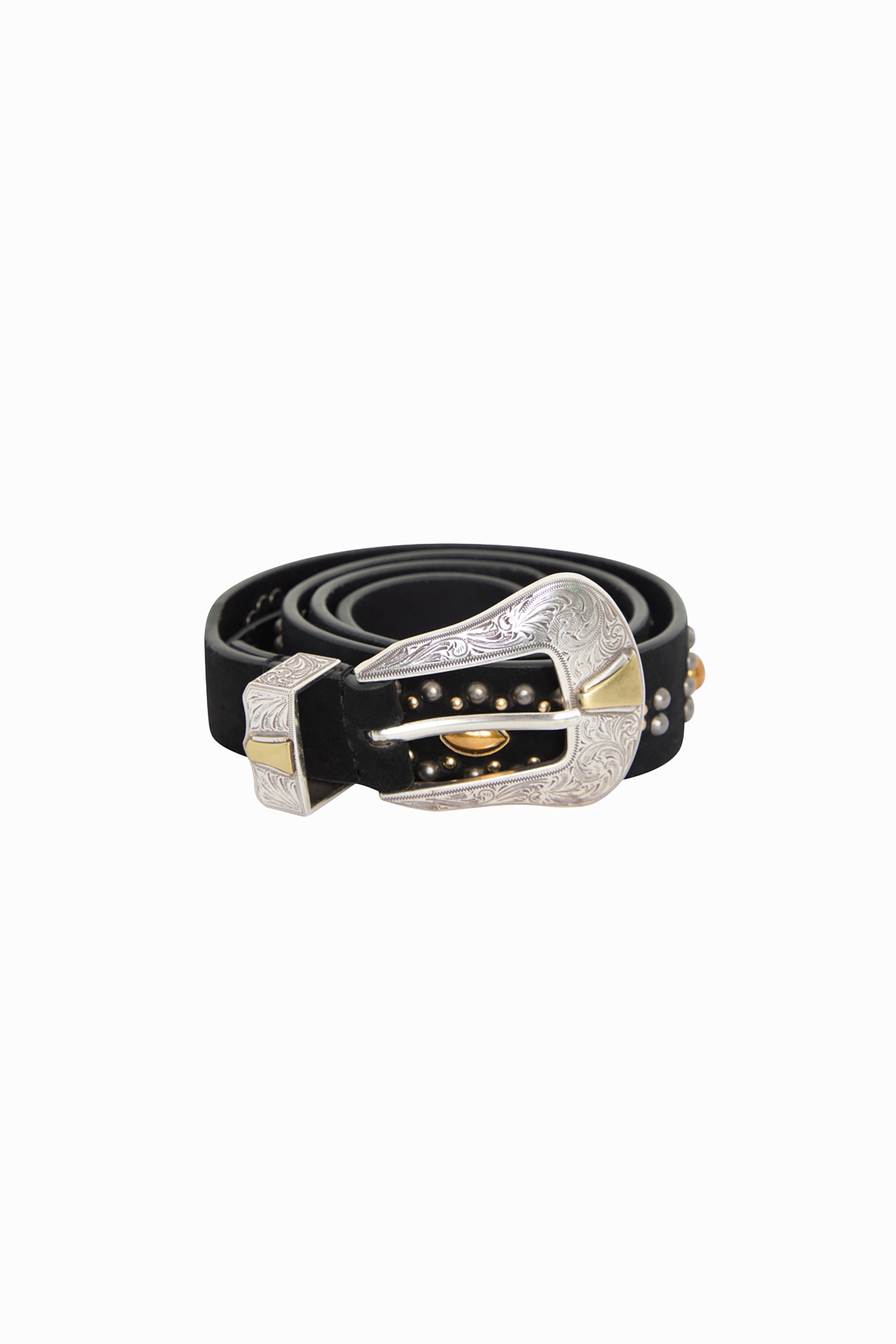 Bandido Pancho Belt - Midnight Silver