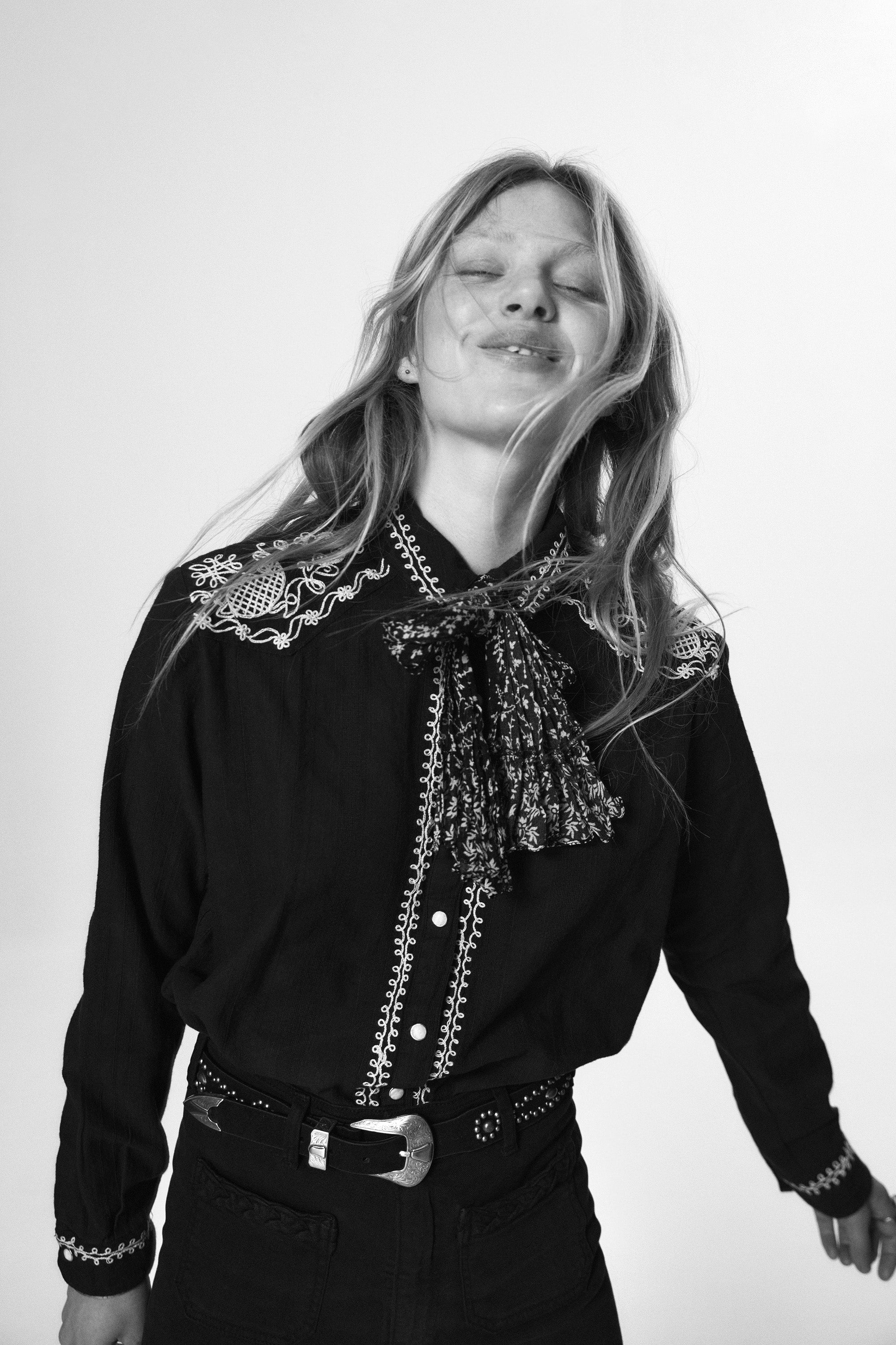 Bandido Pancho Belt - Midnight Silver