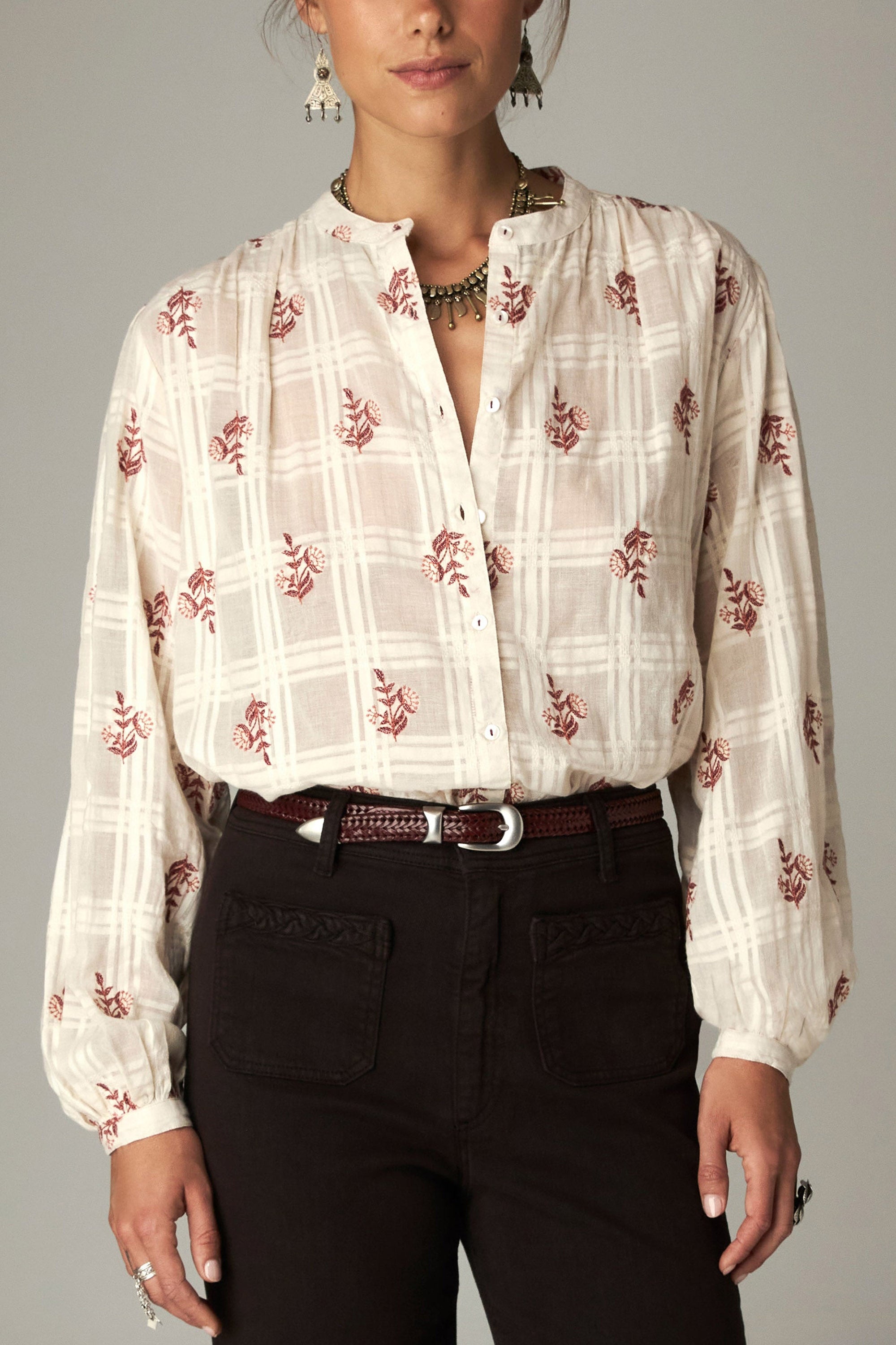 Birdie Blouse - White Ember