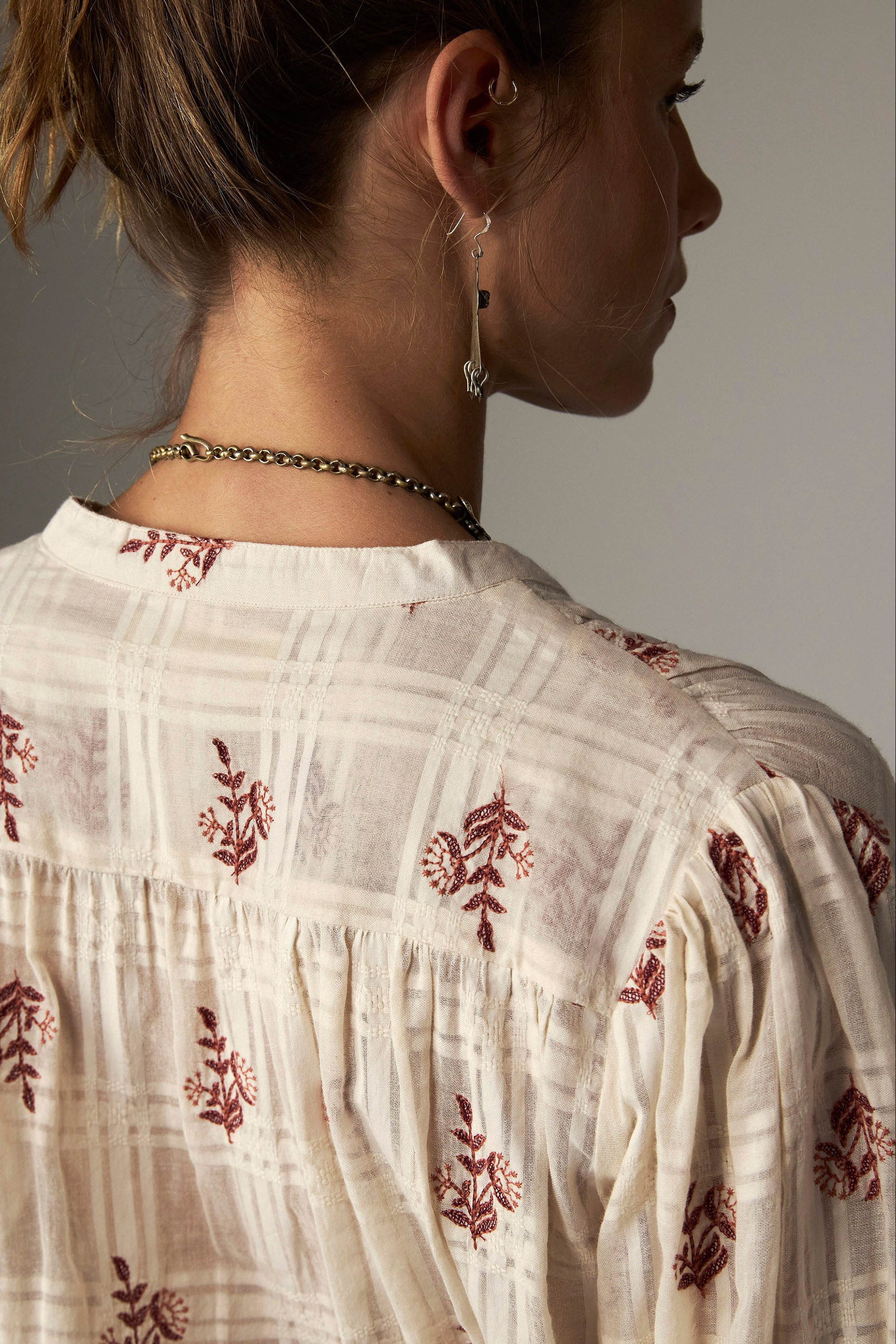 Birdie Blouse - White Ember