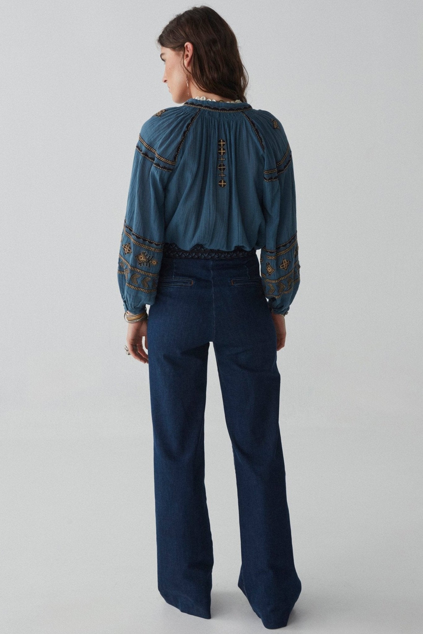 Maison Hotel Celo Finito Audrey Blouse - Dipinto Di Blu - RUM Amsterdam