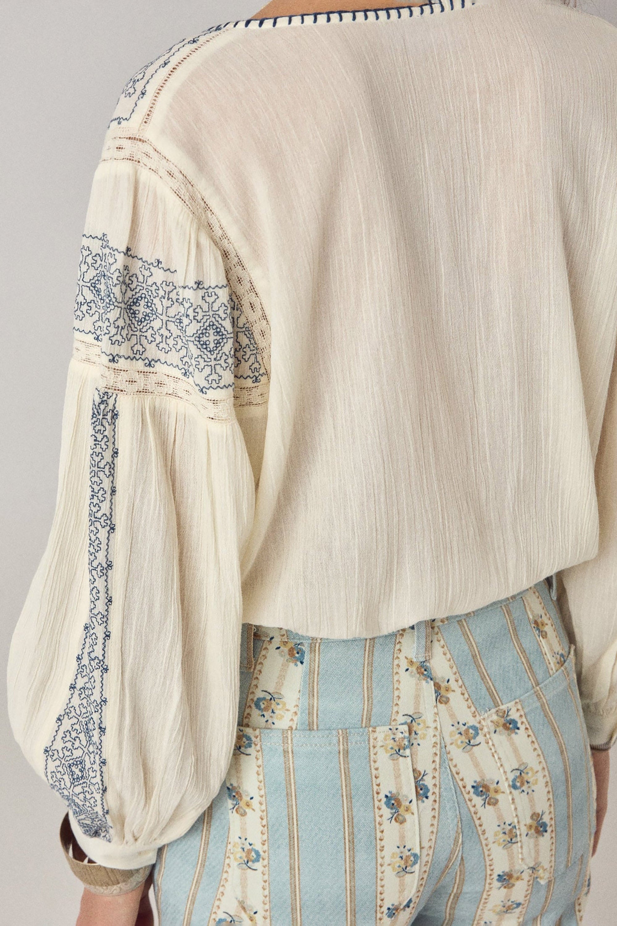 Claudia Blouse - Indigo Poet Lapislazuli
