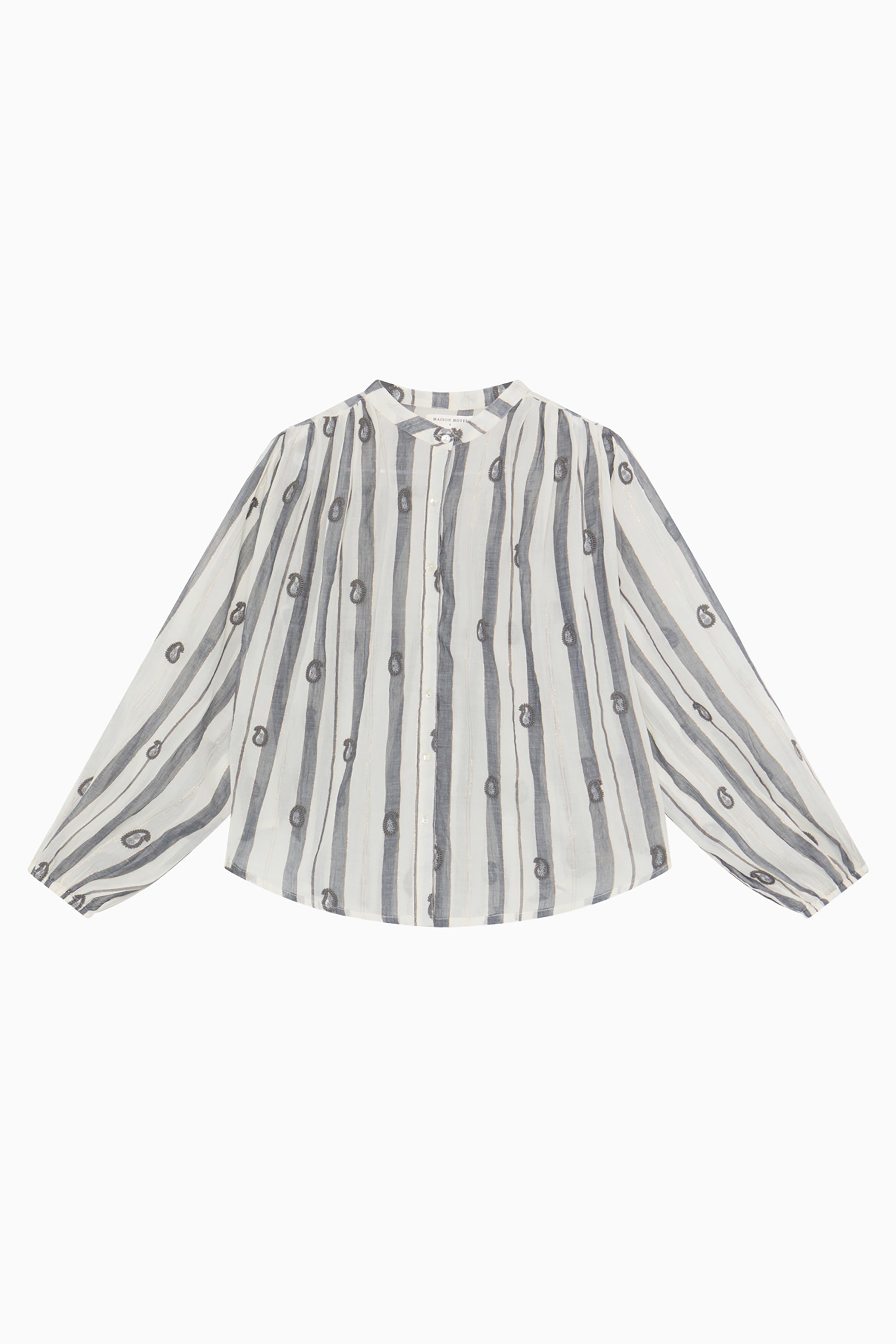 Desert Breeze Perla Blouse - Ivory Paisley