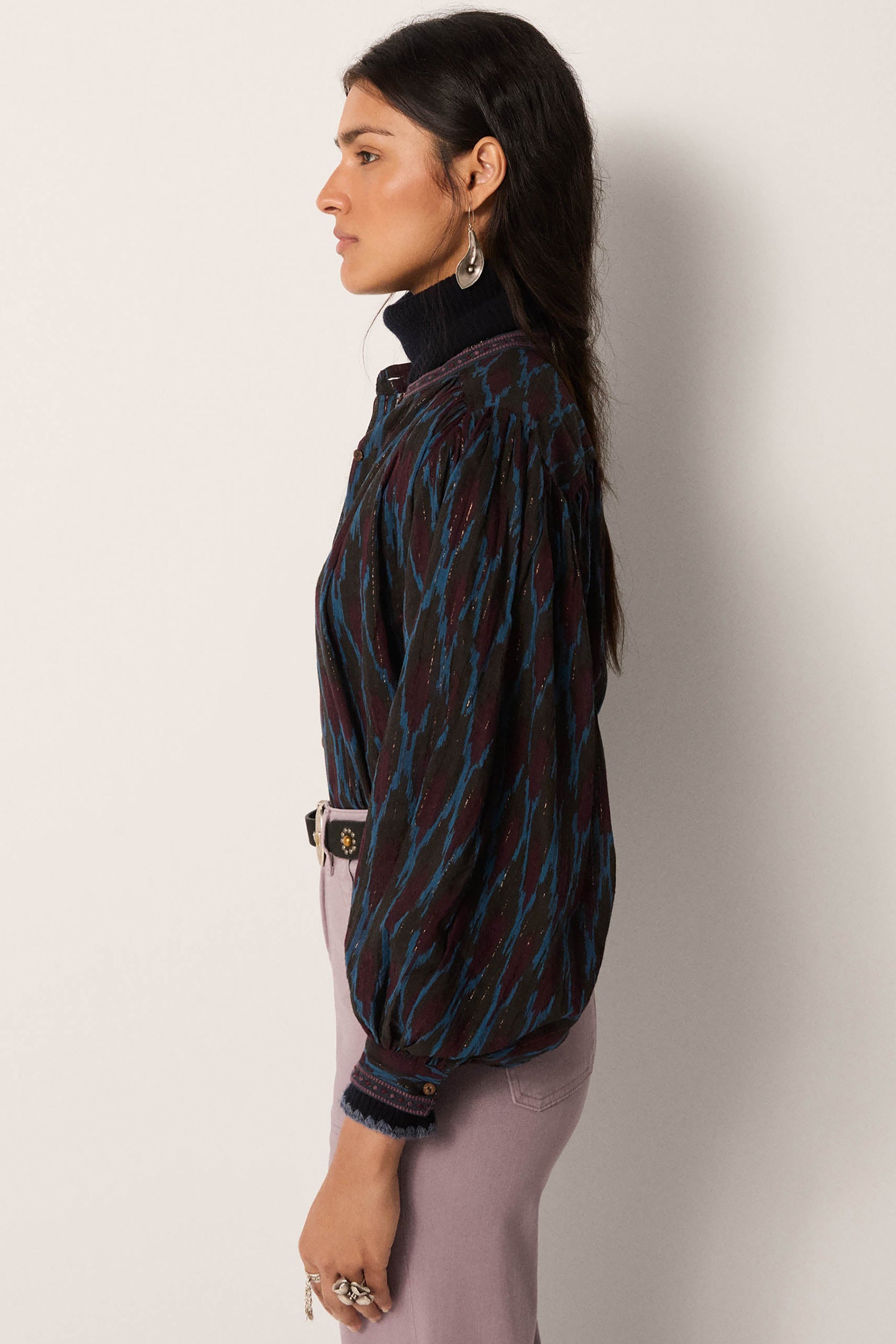 Firework Giorgia Blouse - Ocean