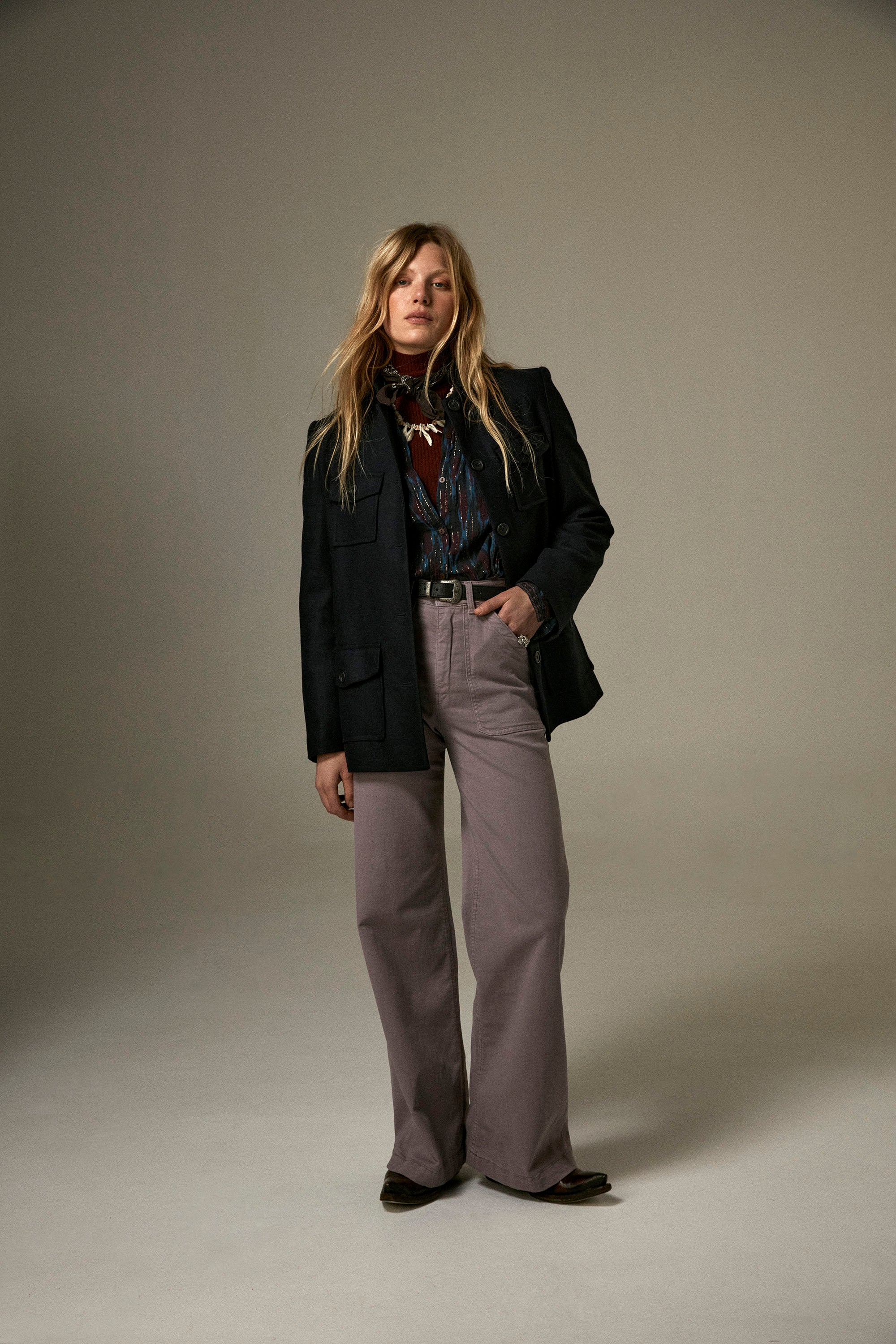  Firework Giorgia Blouse - Ocean - RUM Amsterdam