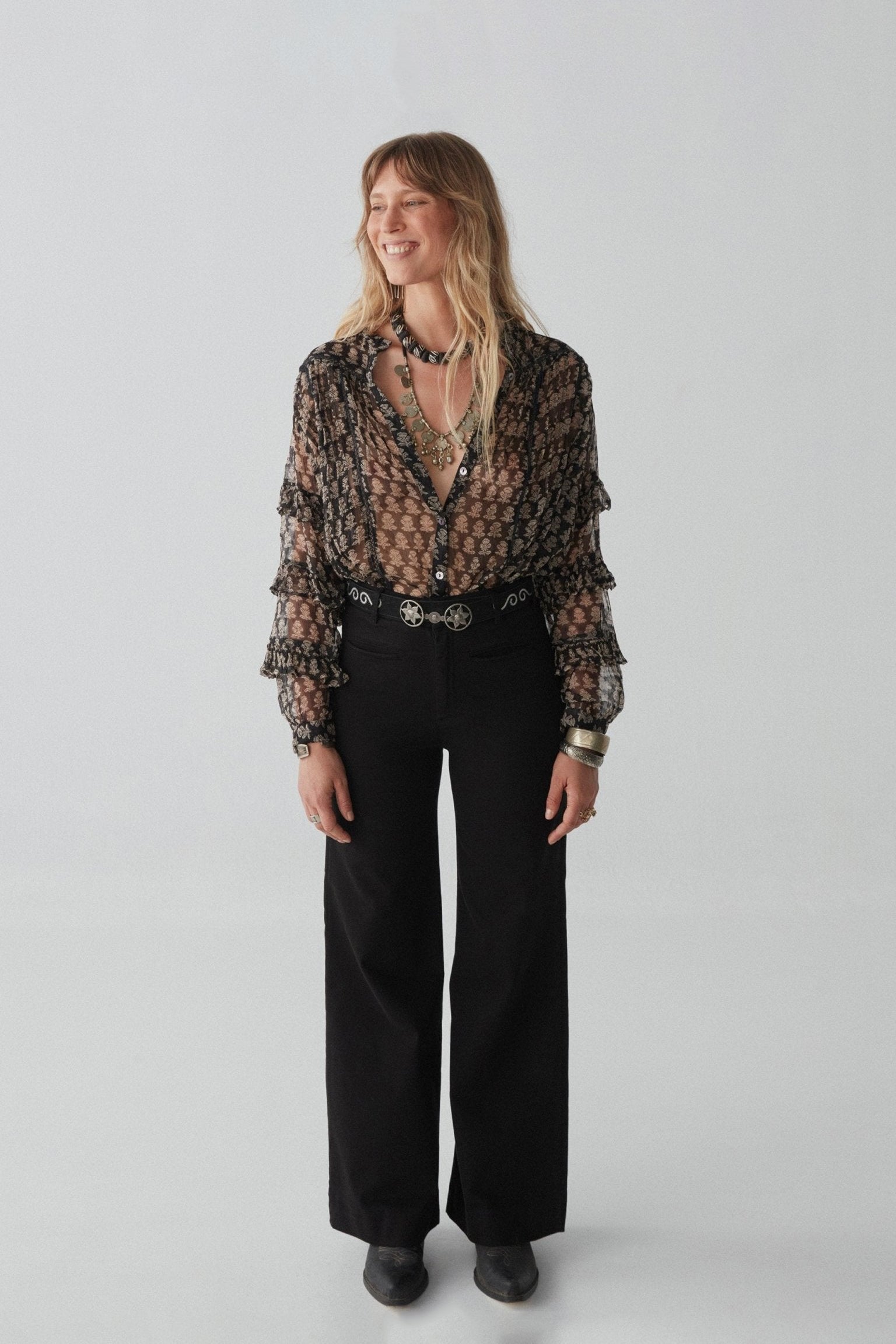 Maison Hotel Magnolia Venice Blouse - Ying Yang - RUM Amsterdam