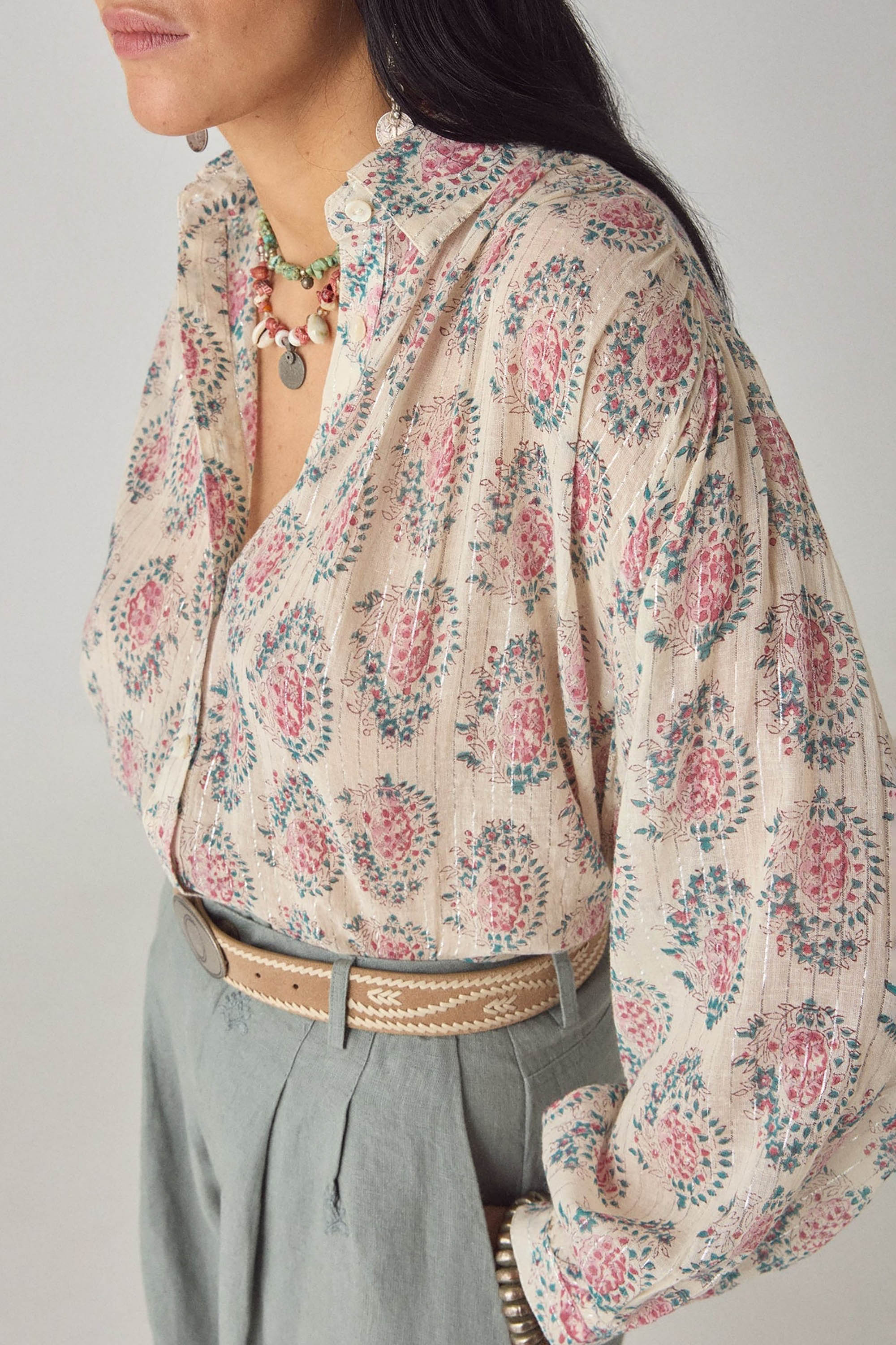 Mary Shirt - Azalea Dusty